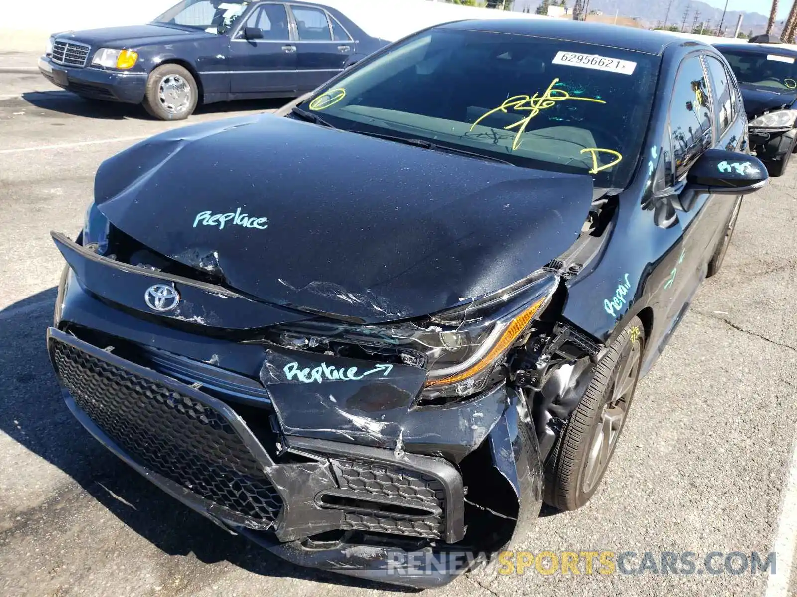 2 Photograph of a damaged car 5YFS4MCE1MP069772 TOYOTA COROLLA 2021