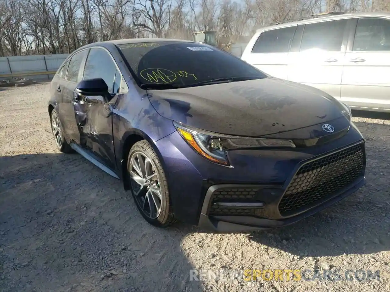 1 Photograph of a damaged car 5YFS4MCE1MP070405 TOYOTA COROLLA 2021