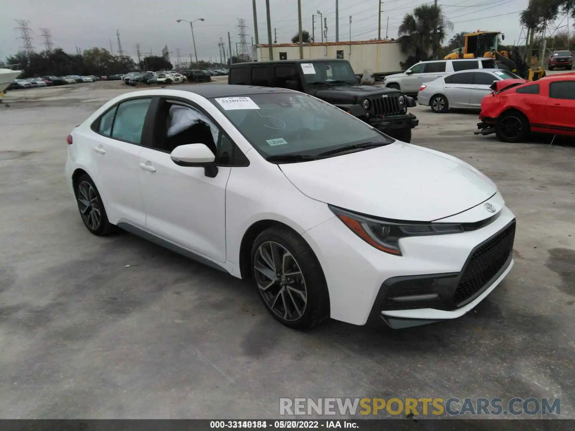 1 Photograph of a damaged car 5YFS4MCE1MP071473 TOYOTA COROLLA 2021