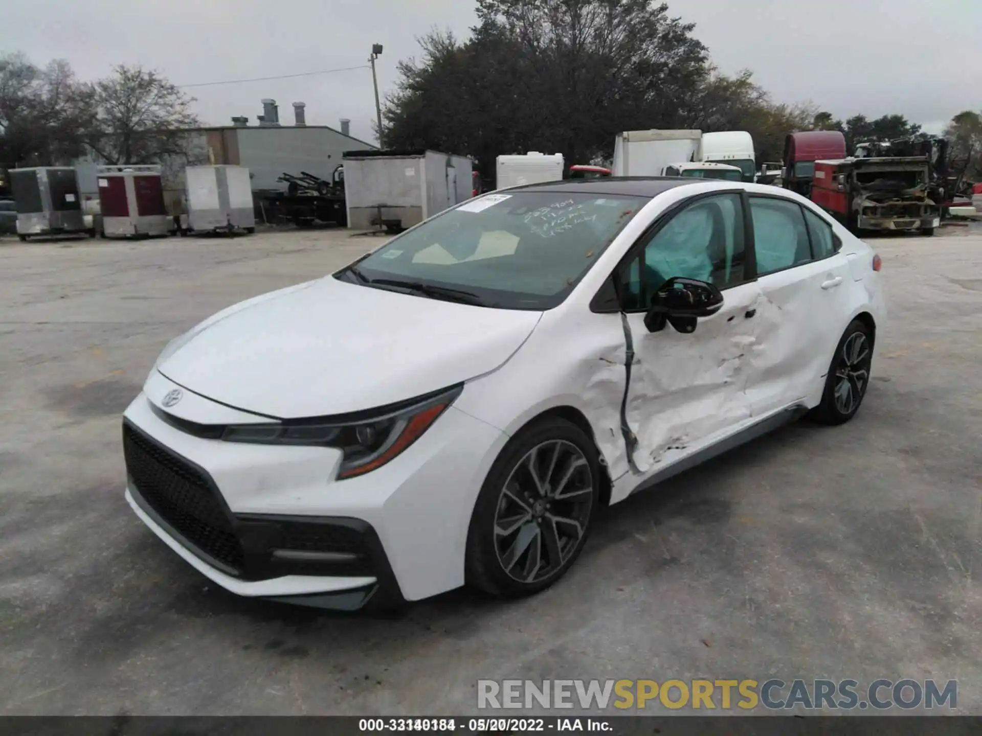 2 Photograph of a damaged car 5YFS4MCE1MP071473 TOYOTA COROLLA 2021