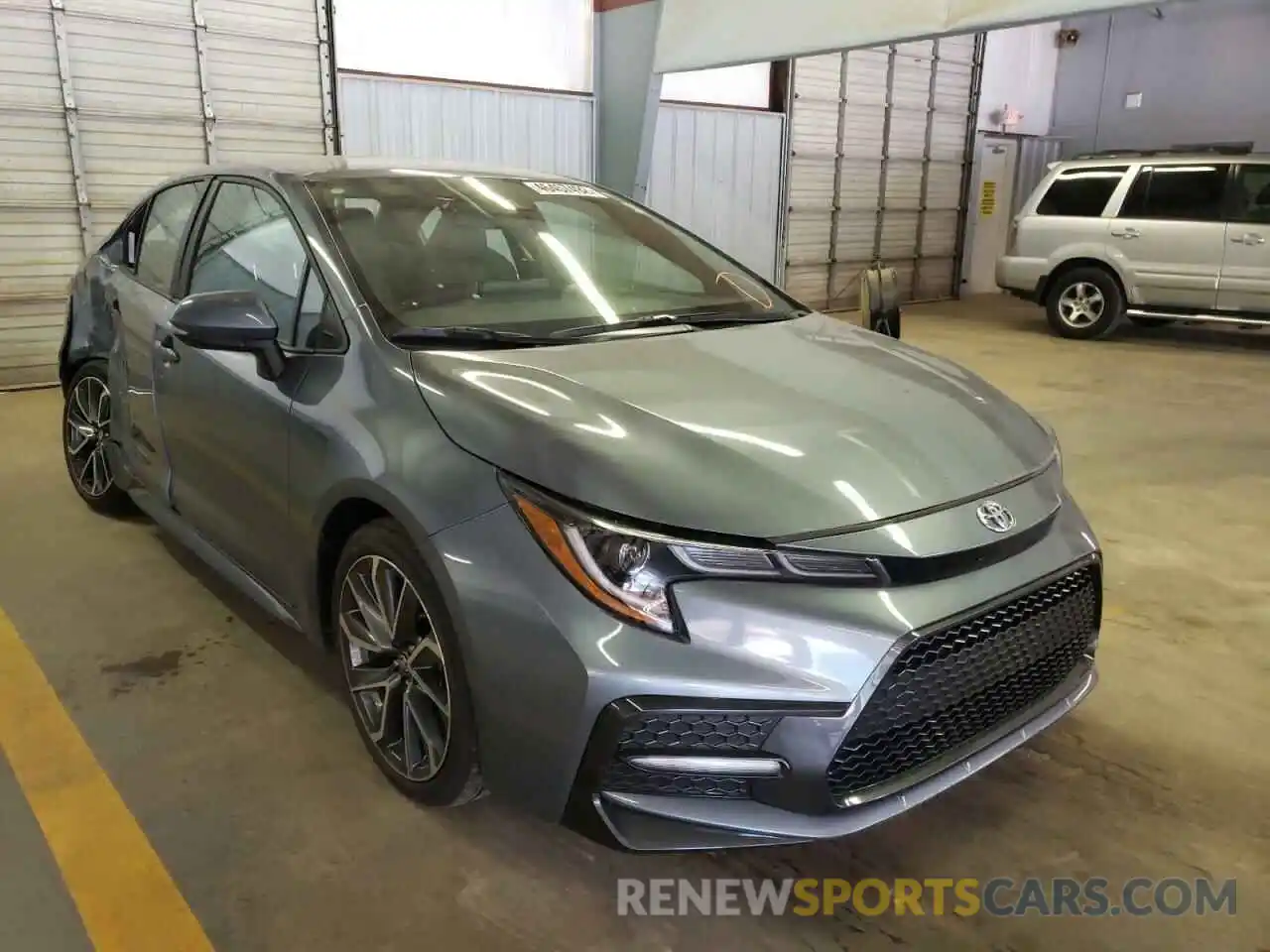 1 Photograph of a damaged car 5YFS4MCE1MP071702 TOYOTA COROLLA 2021