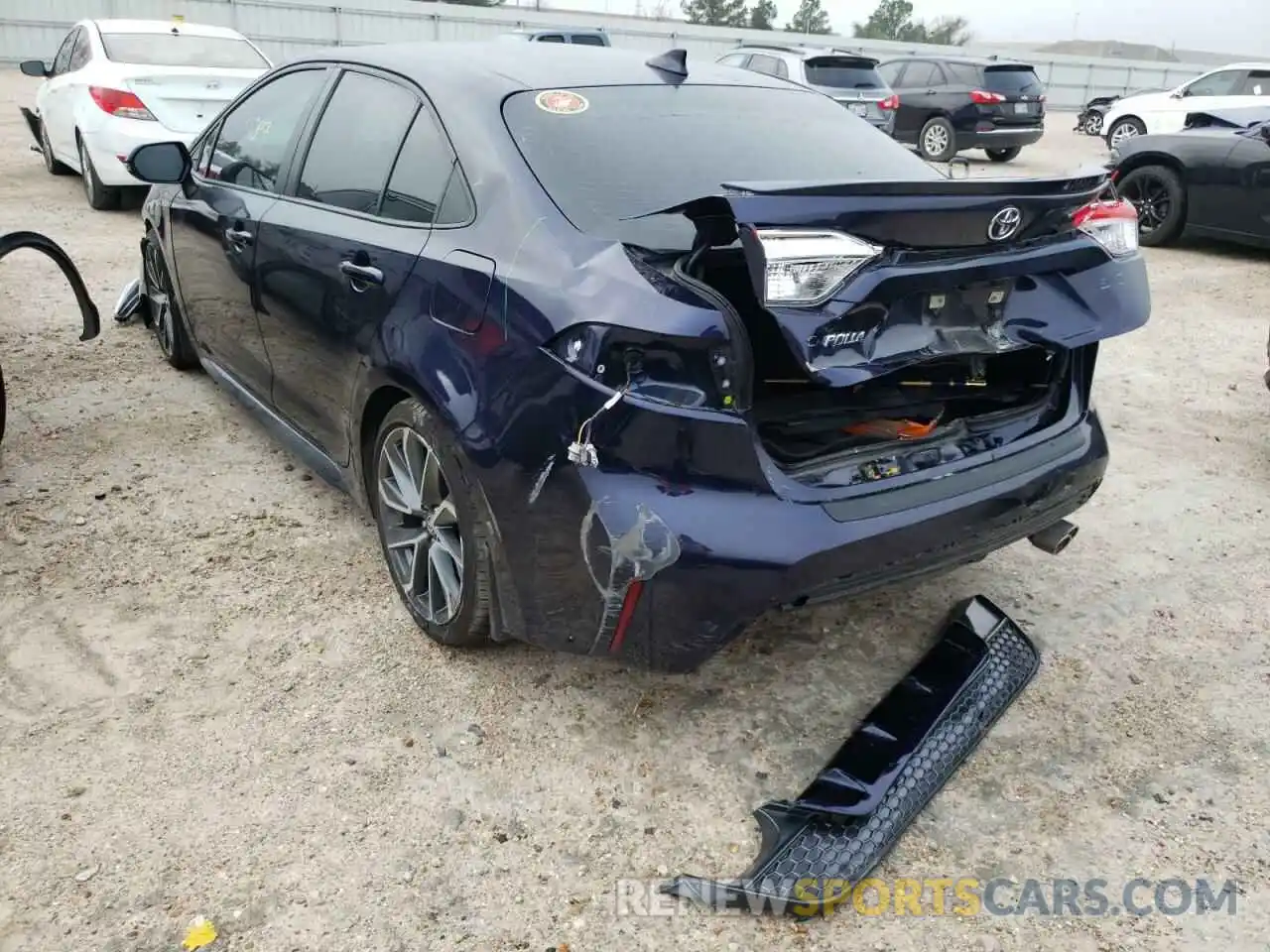 3 Photograph of a damaged car 5YFS4MCE1MP071991 TOYOTA COROLLA 2021