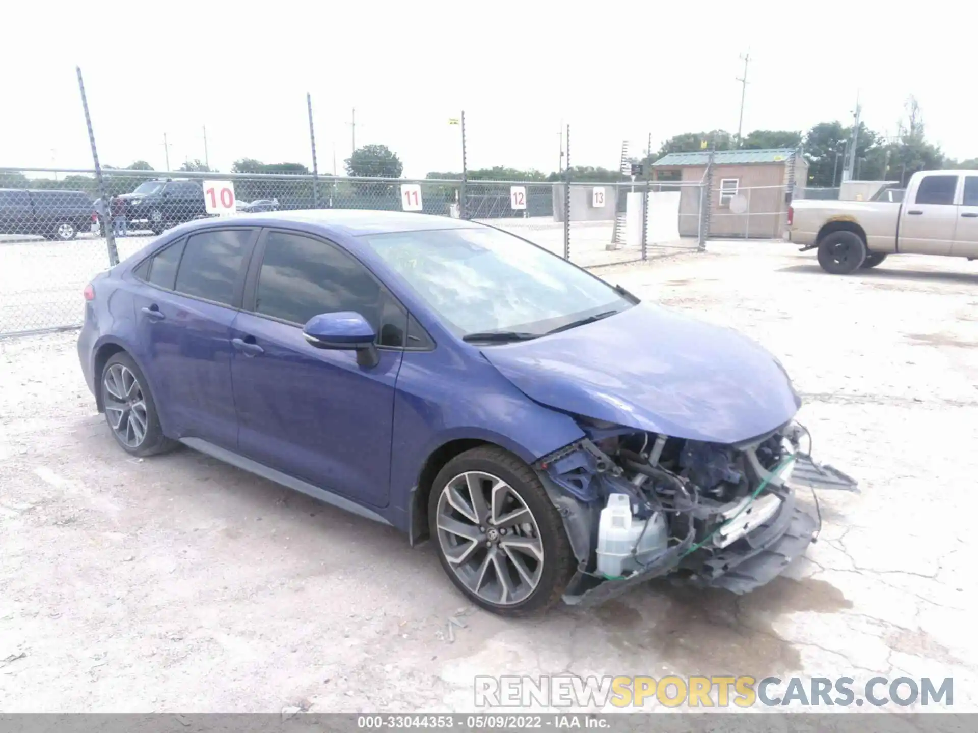 1 Photograph of a damaged car 5YFS4MCE1MP072316 TOYOTA COROLLA 2021