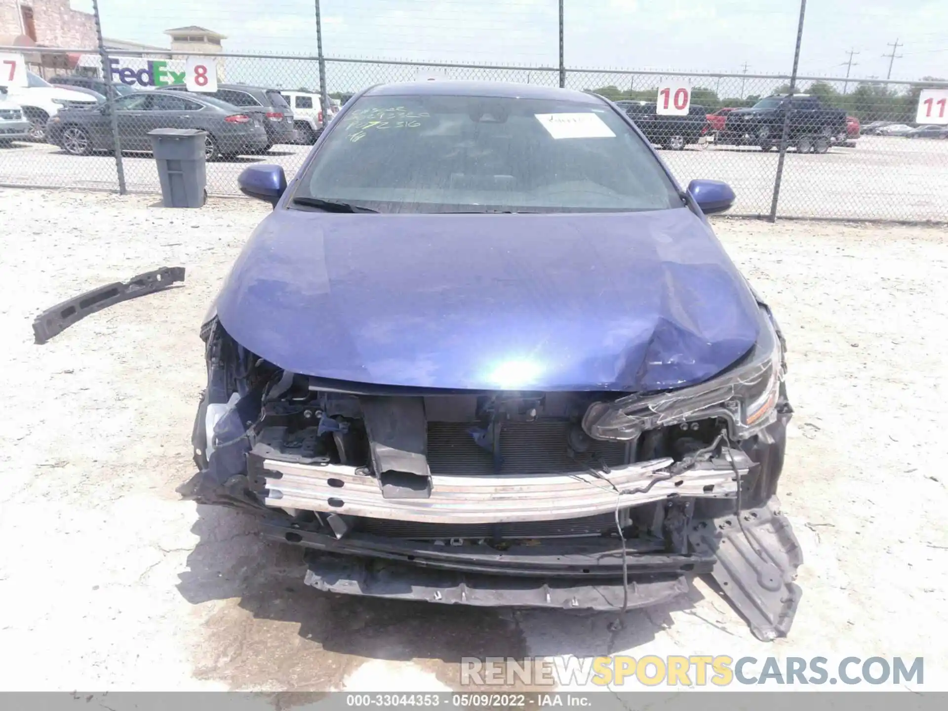 6 Photograph of a damaged car 5YFS4MCE1MP072316 TOYOTA COROLLA 2021