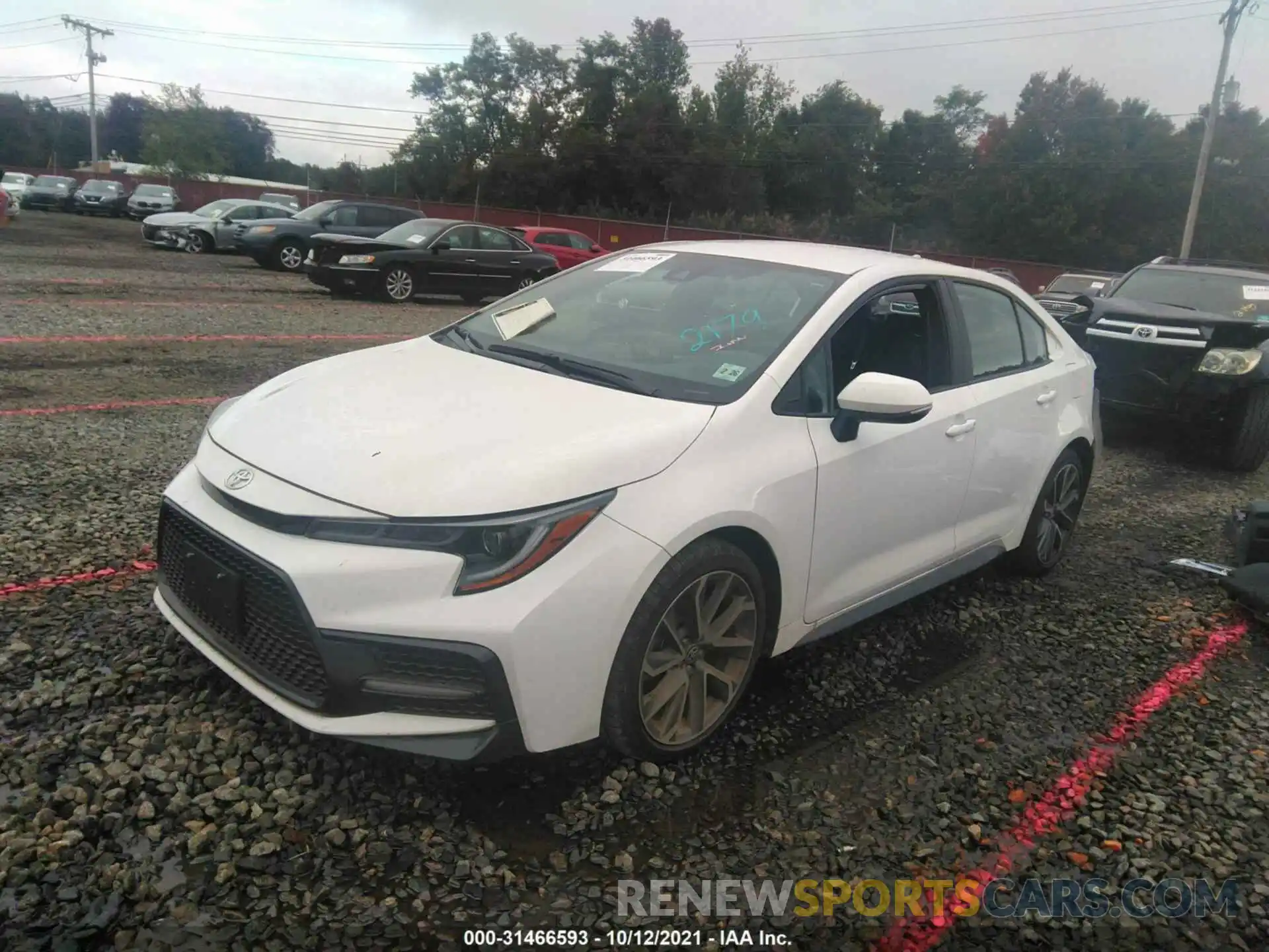 2 Photograph of a damaged car 5YFS4MCE1MP074440 TOYOTA COROLLA 2021