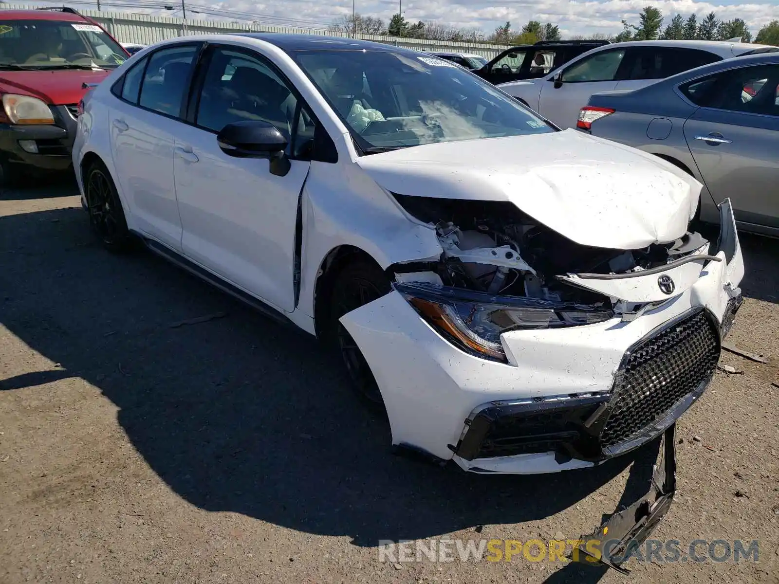 1 Photograph of a damaged car 5YFS4MCE1MP074860 TOYOTA COROLLA 2021