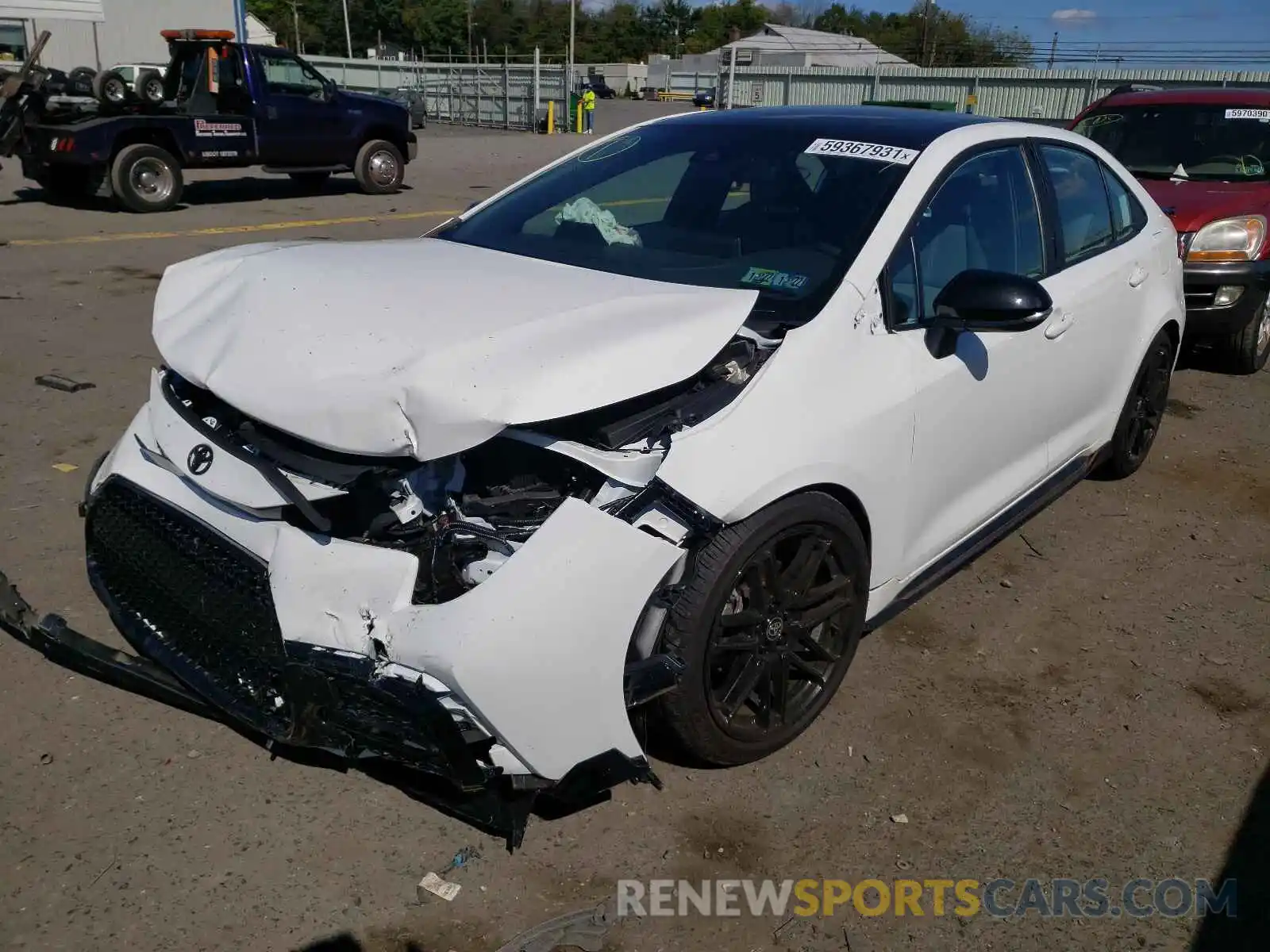 2 Photograph of a damaged car 5YFS4MCE1MP074860 TOYOTA COROLLA 2021