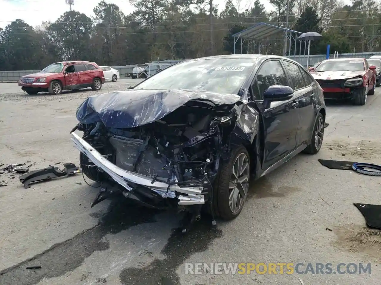 2 Photograph of a damaged car 5YFS4MCE1MP076933 TOYOTA COROLLA 2021