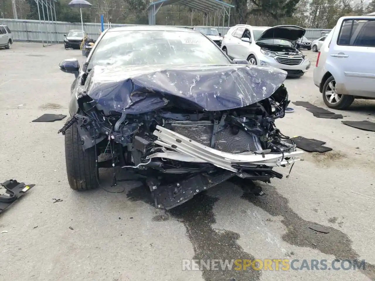 9 Photograph of a damaged car 5YFS4MCE1MP076933 TOYOTA COROLLA 2021