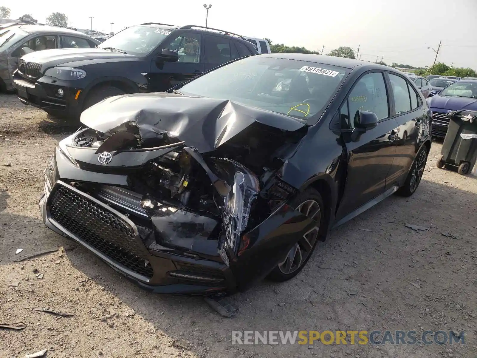 2 Photograph of a damaged car 5YFS4MCE1MP077189 TOYOTA COROLLA 2021