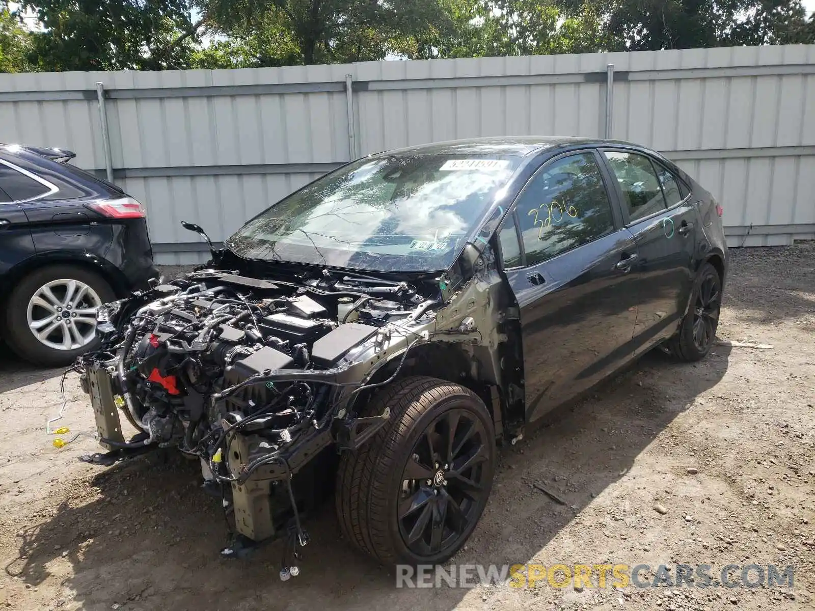 2 Photograph of a damaged car 5YFS4MCE1MP077211 TOYOTA COROLLA 2021