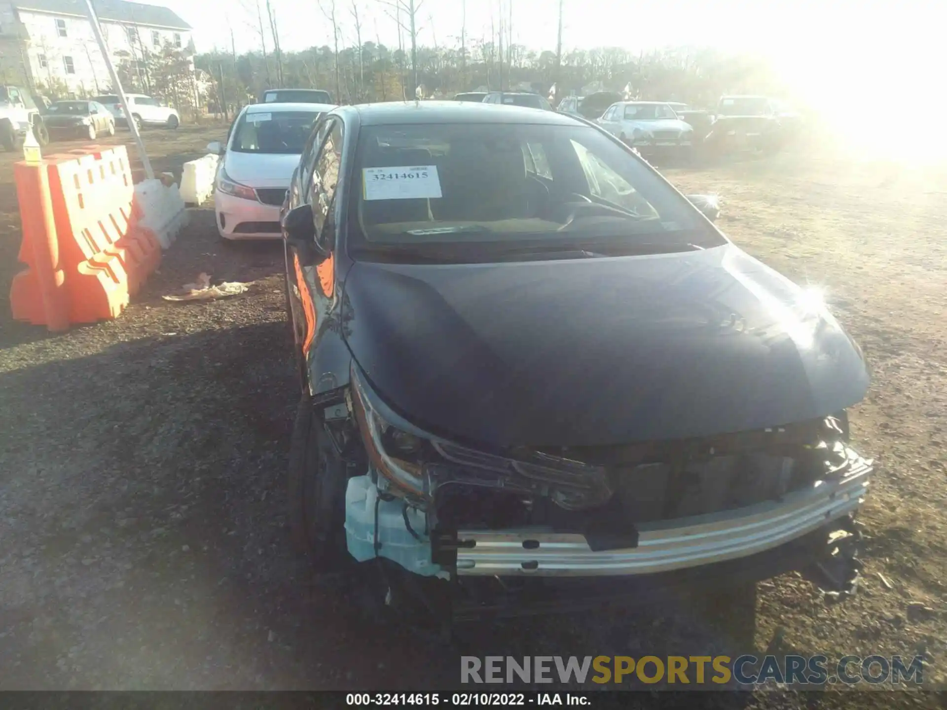 1 Photograph of a damaged car 5YFS4MCE1MP077743 TOYOTA COROLLA 2021