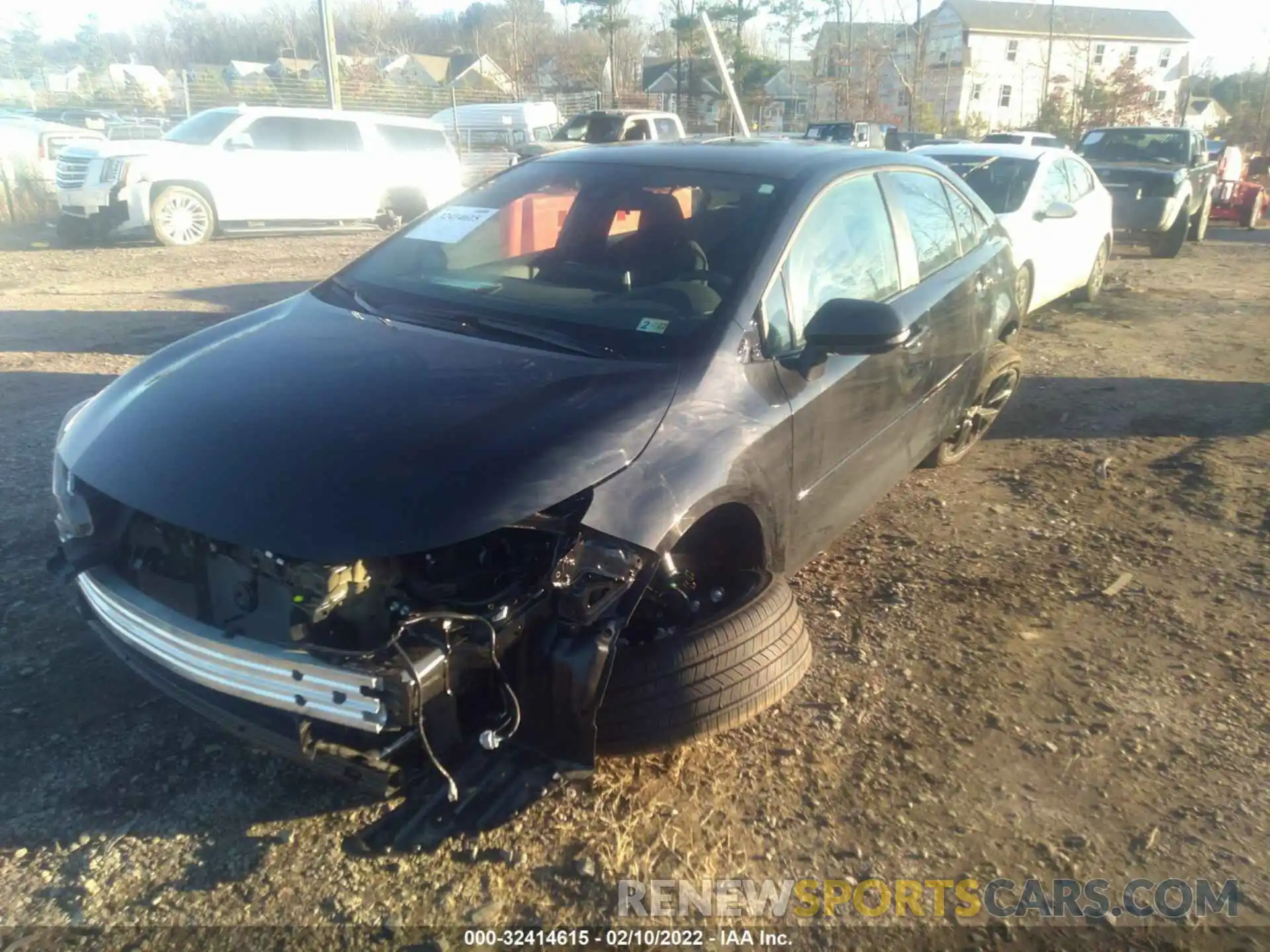 2 Photograph of a damaged car 5YFS4MCE1MP077743 TOYOTA COROLLA 2021