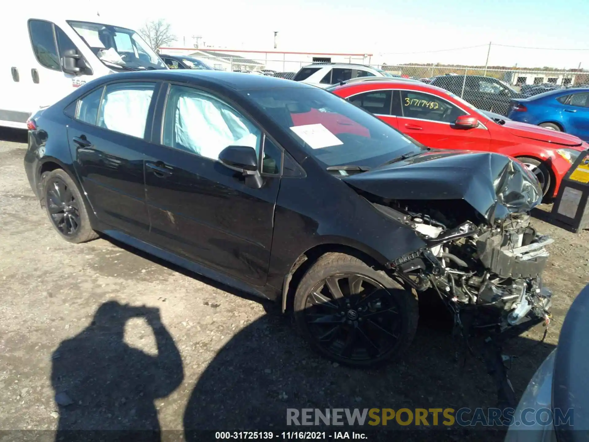 1 Photograph of a damaged car 5YFS4MCE1MP077919 TOYOTA COROLLA 2021