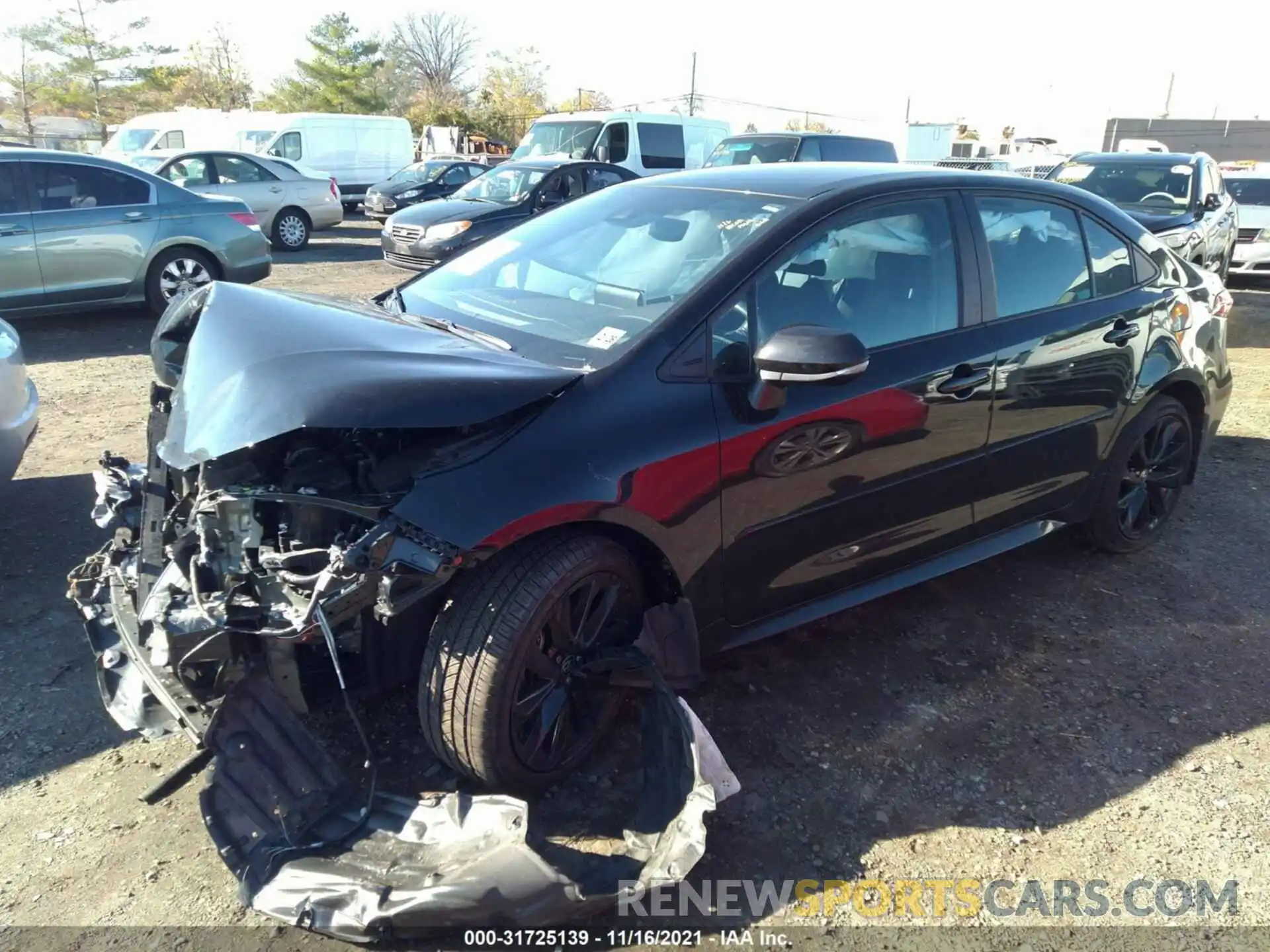 2 Photograph of a damaged car 5YFS4MCE1MP077919 TOYOTA COROLLA 2021