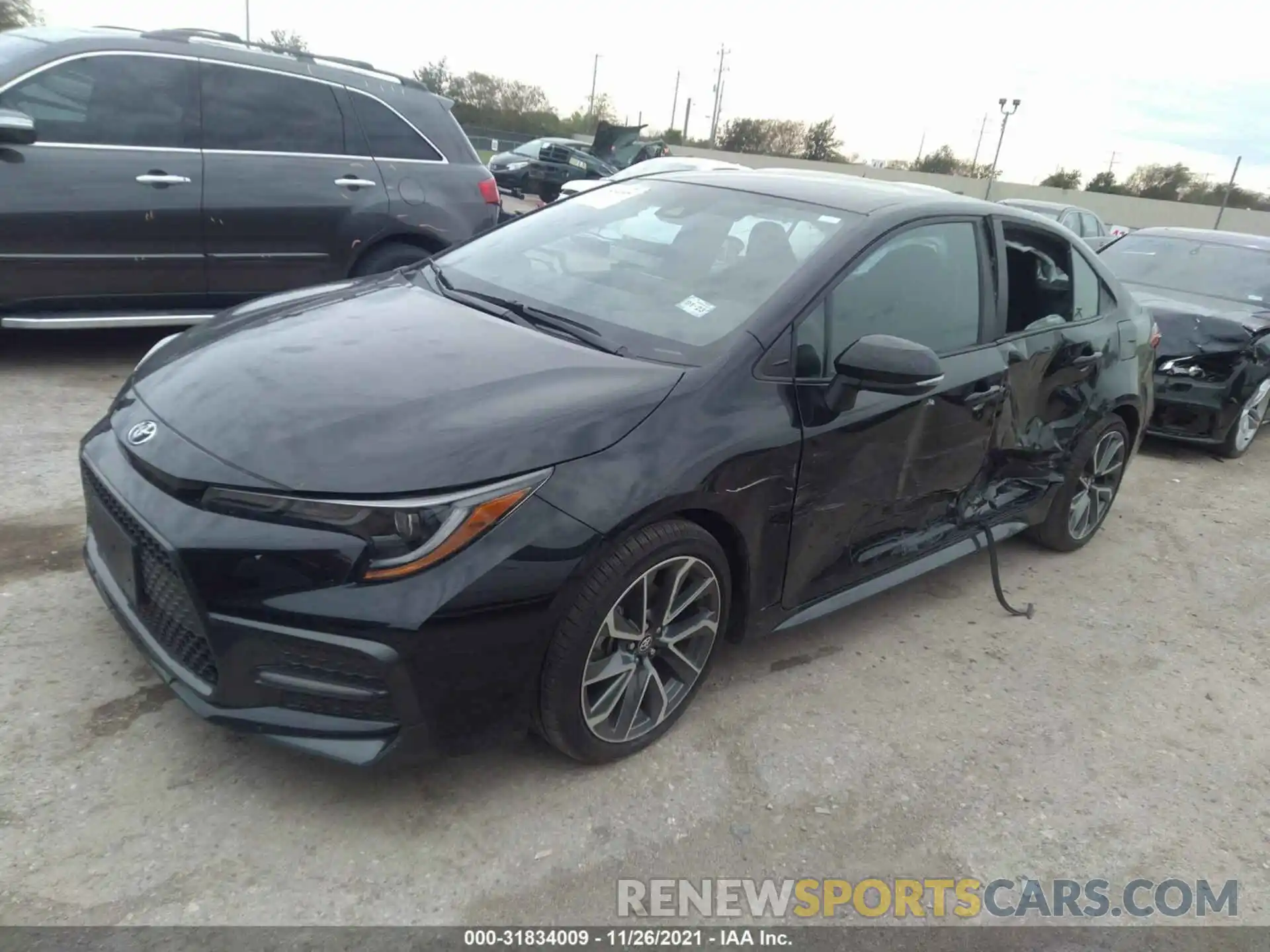 2 Photograph of a damaged car 5YFS4MCE1MP078388 TOYOTA COROLLA 2021