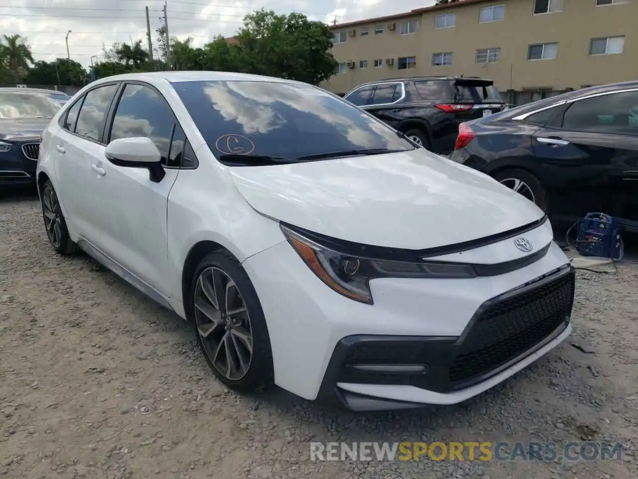 1 Photograph of a damaged car 5YFS4MCE1MP078519 TOYOTA COROLLA 2021