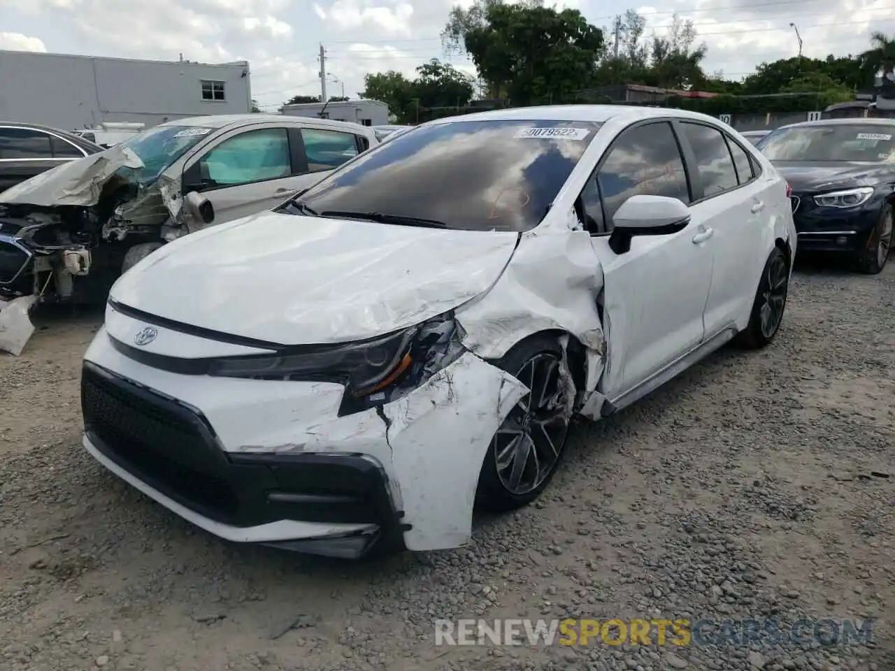 2 Photograph of a damaged car 5YFS4MCE1MP078519 TOYOTA COROLLA 2021