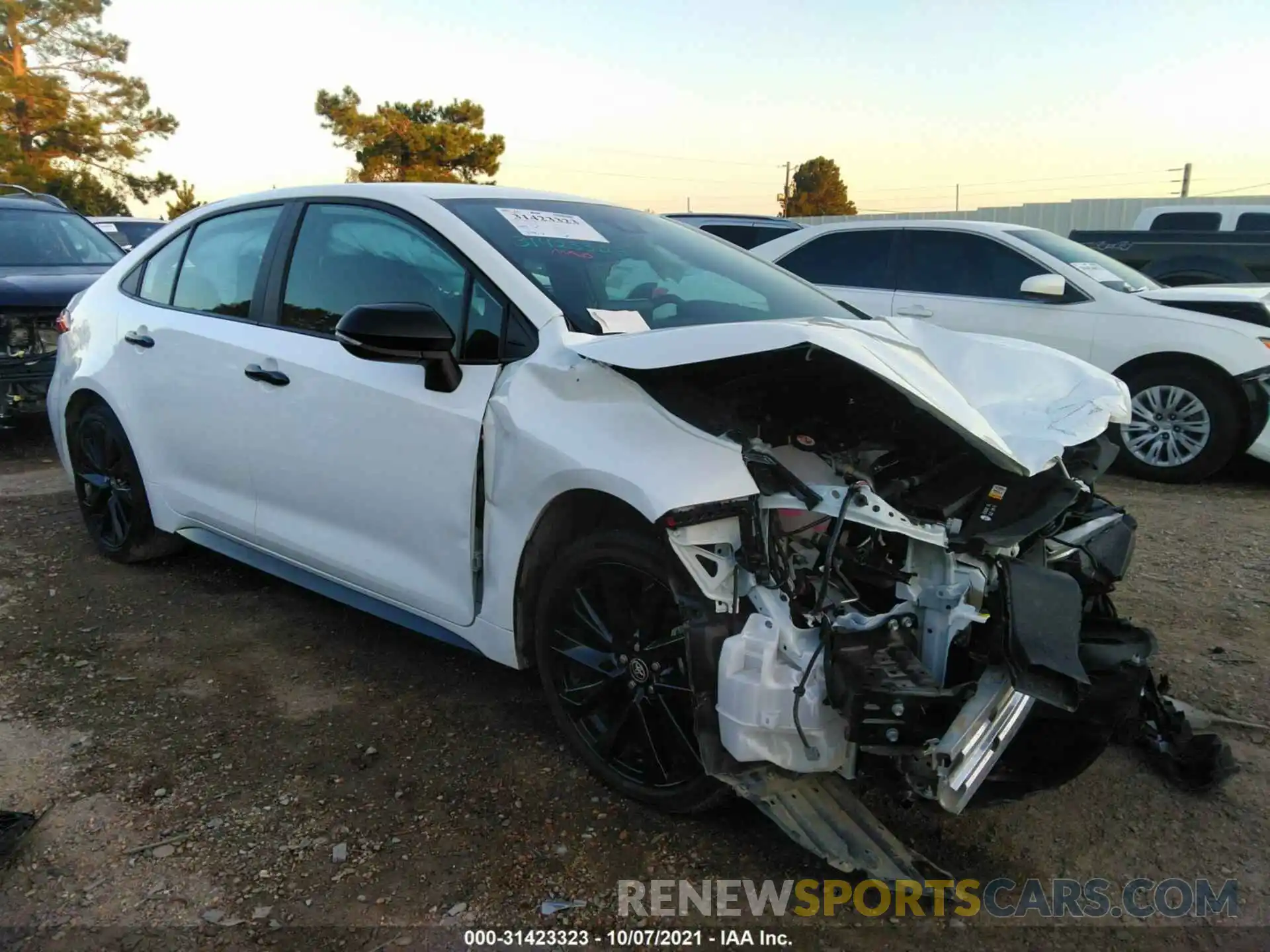 1 Photograph of a damaged car 5YFS4MCE1MP078827 TOYOTA COROLLA 2021