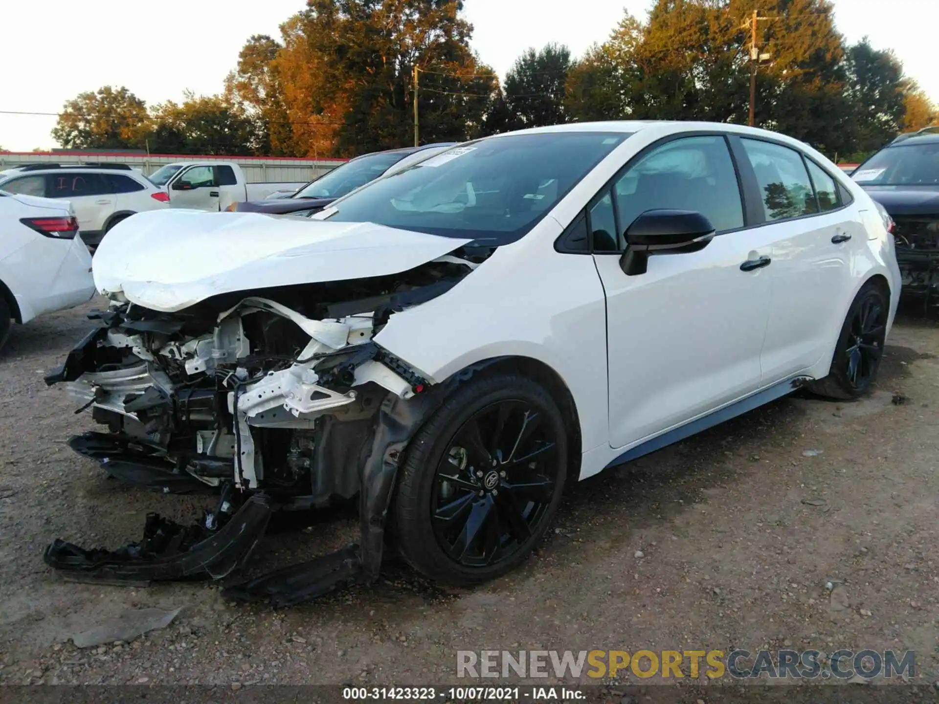 2 Photograph of a damaged car 5YFS4MCE1MP078827 TOYOTA COROLLA 2021