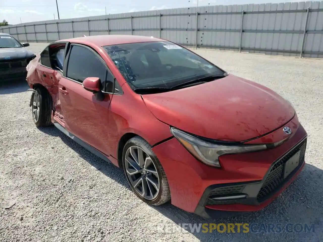 1 Photograph of a damaged car 5YFS4MCE1MP078844 TOYOTA COROLLA 2021