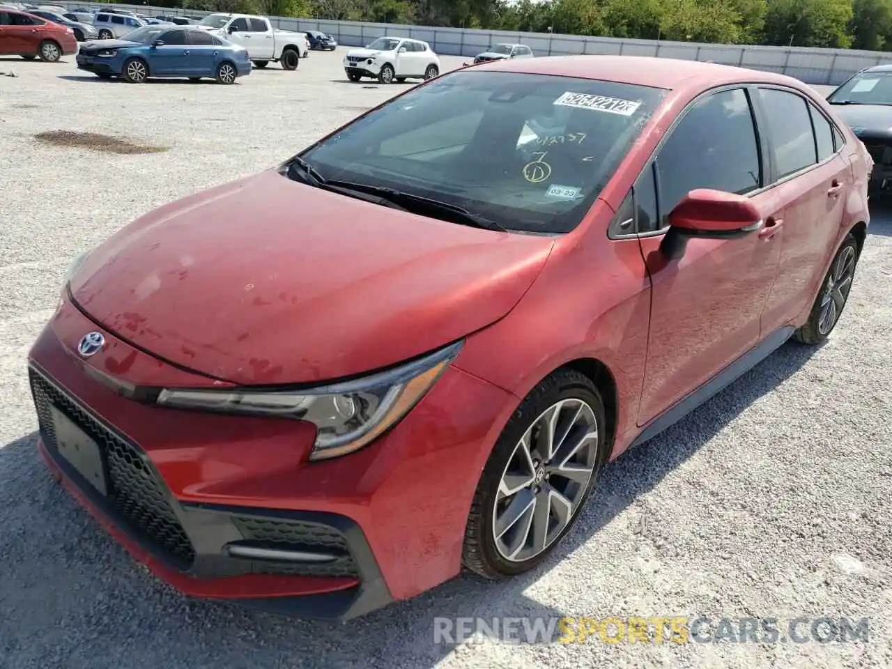 2 Photograph of a damaged car 5YFS4MCE1MP078844 TOYOTA COROLLA 2021