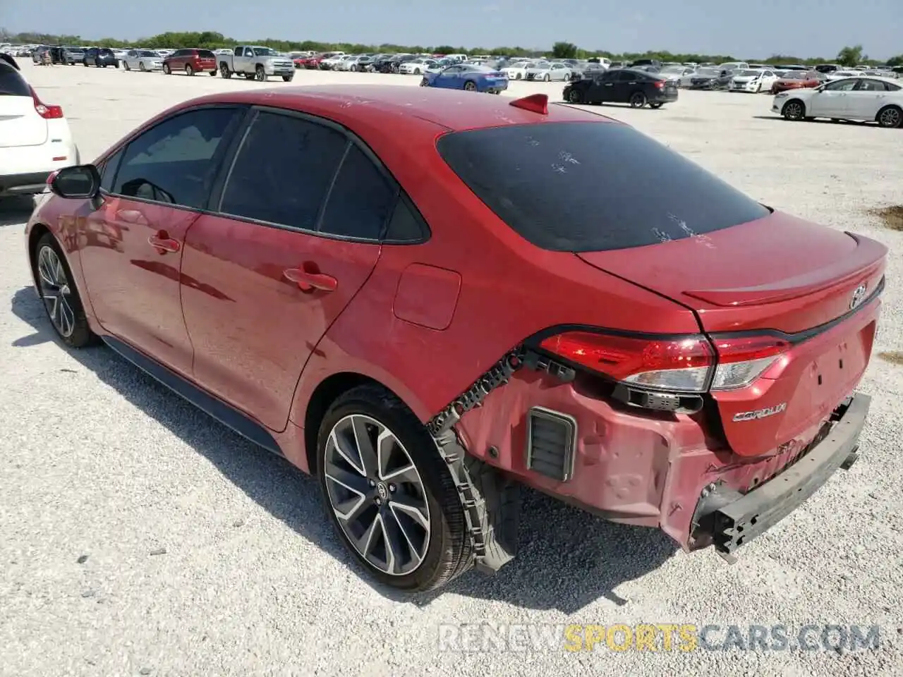 3 Photograph of a damaged car 5YFS4MCE1MP078844 TOYOTA COROLLA 2021