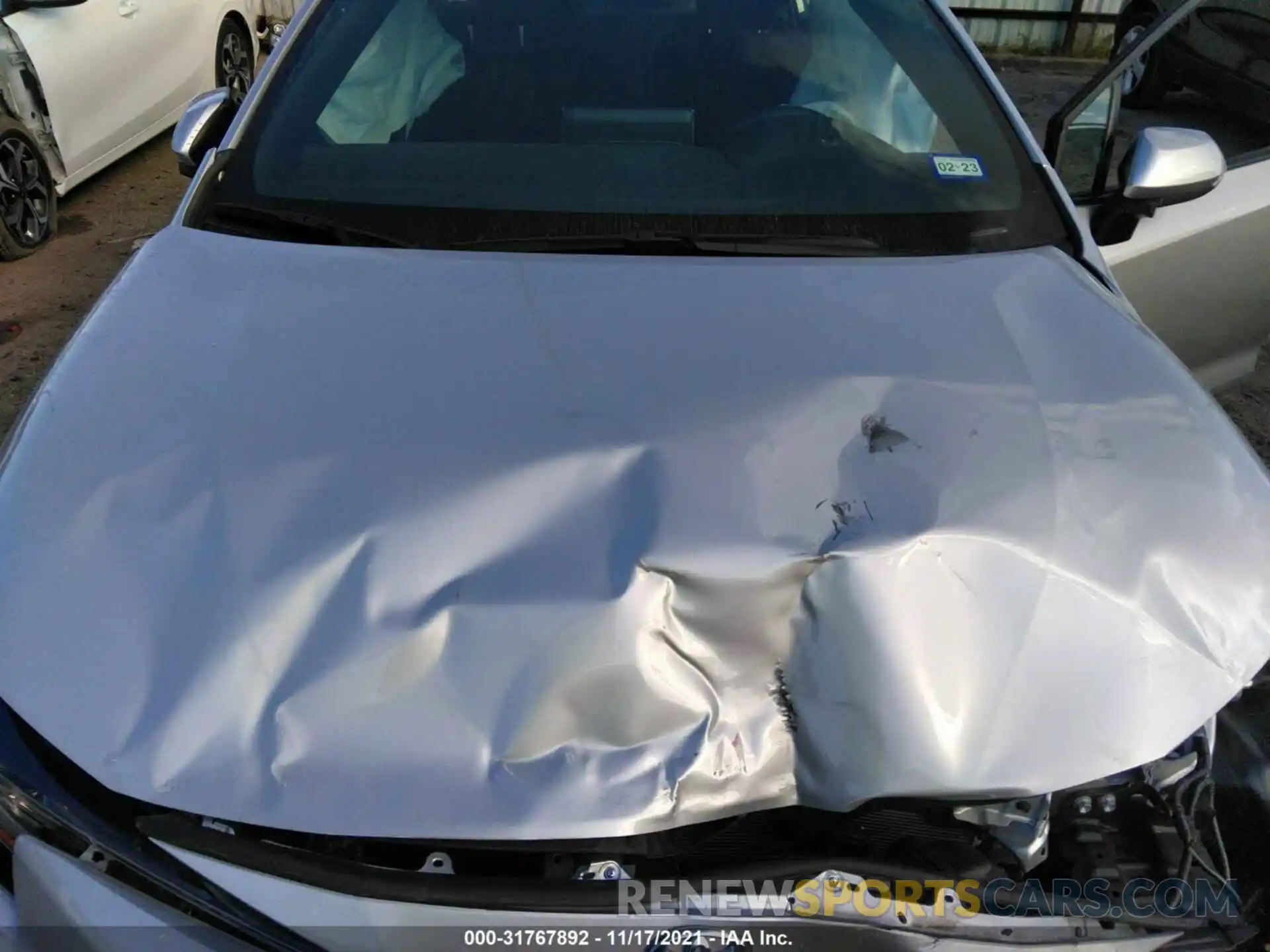 10 Photograph of a damaged car 5YFS4MCE1MP078892 TOYOTA COROLLA 2021