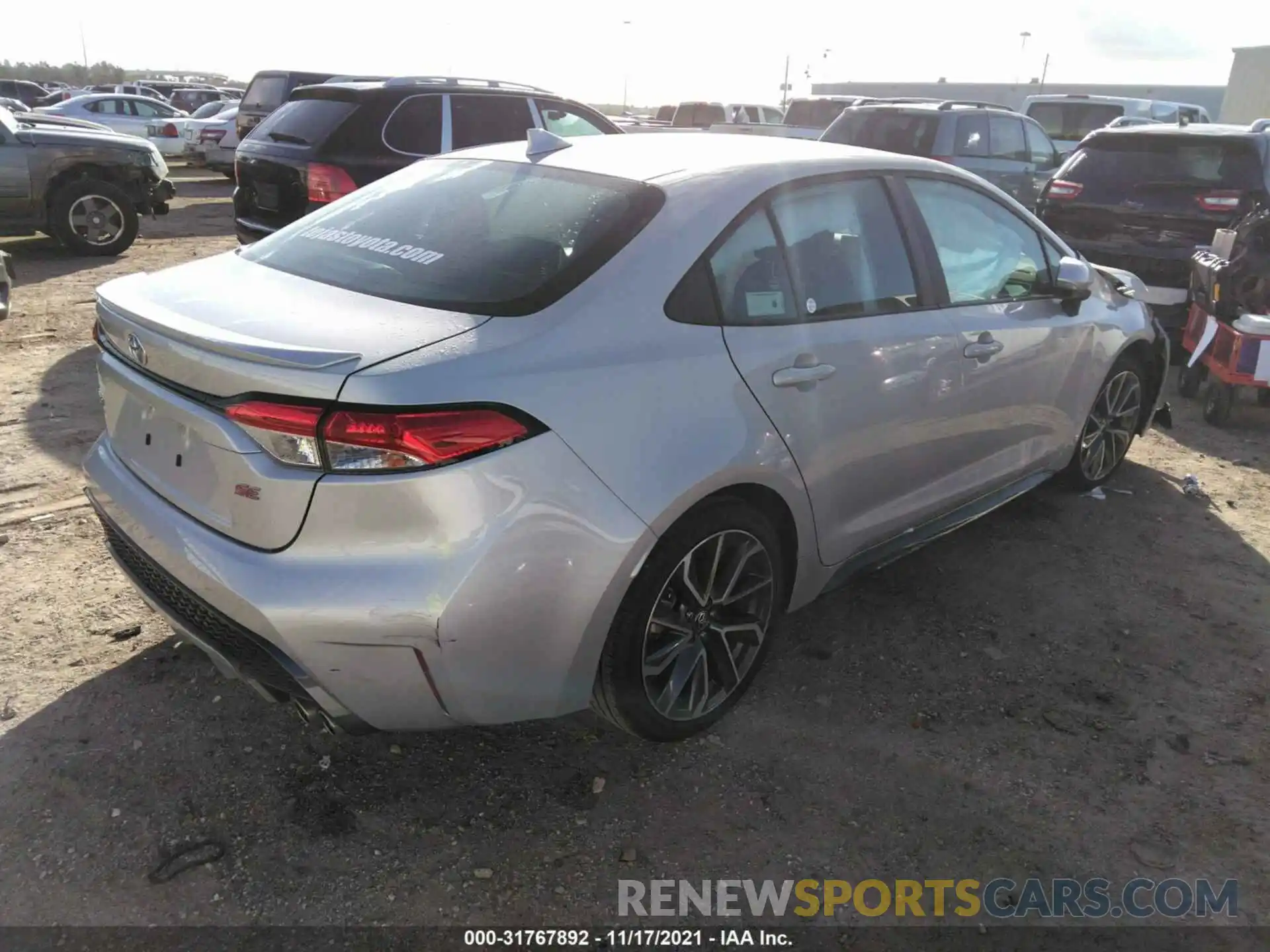 4 Photograph of a damaged car 5YFS4MCE1MP078892 TOYOTA COROLLA 2021