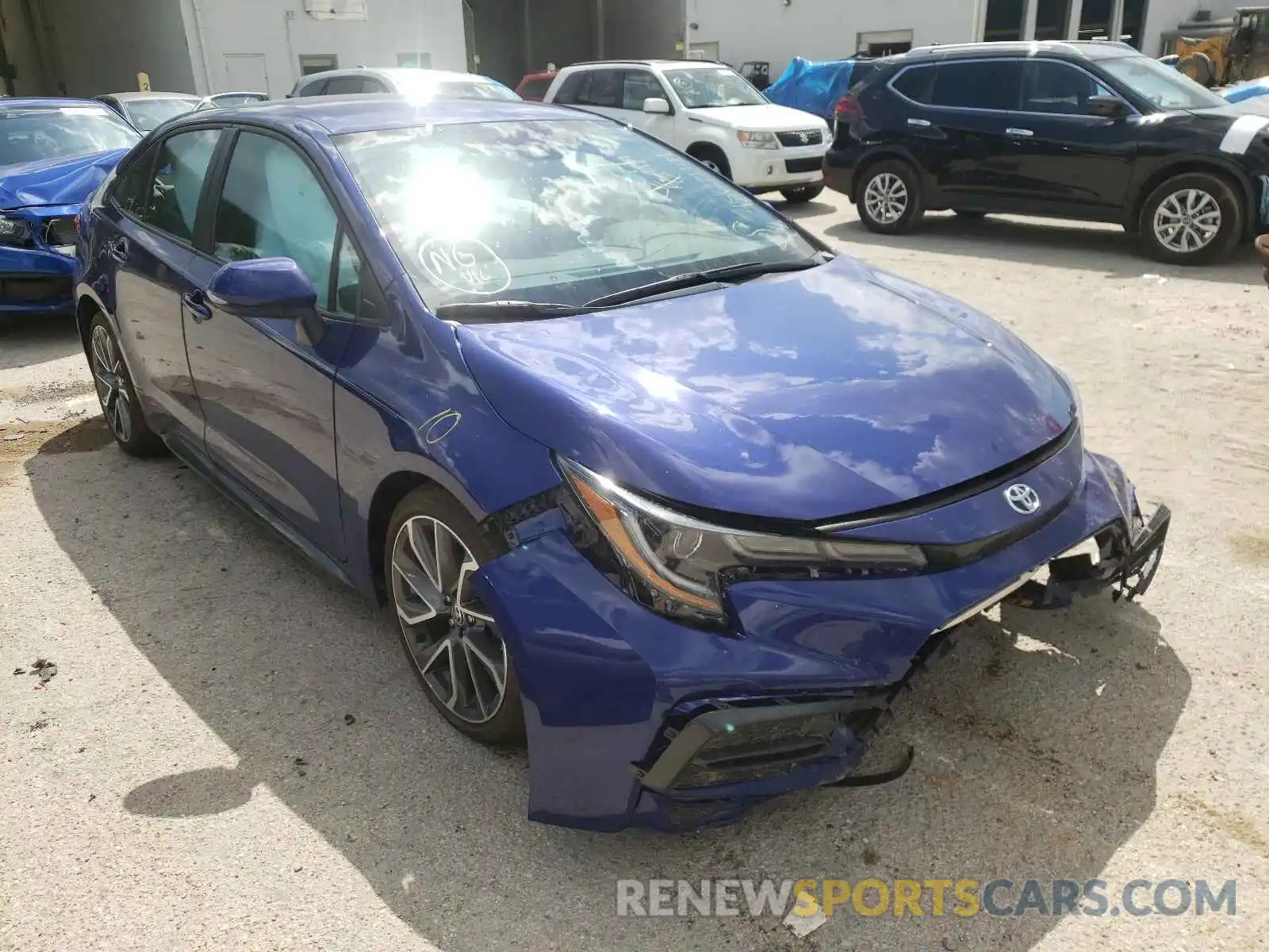 1 Photograph of a damaged car 5YFS4MCE1MP079461 TOYOTA COROLLA 2021