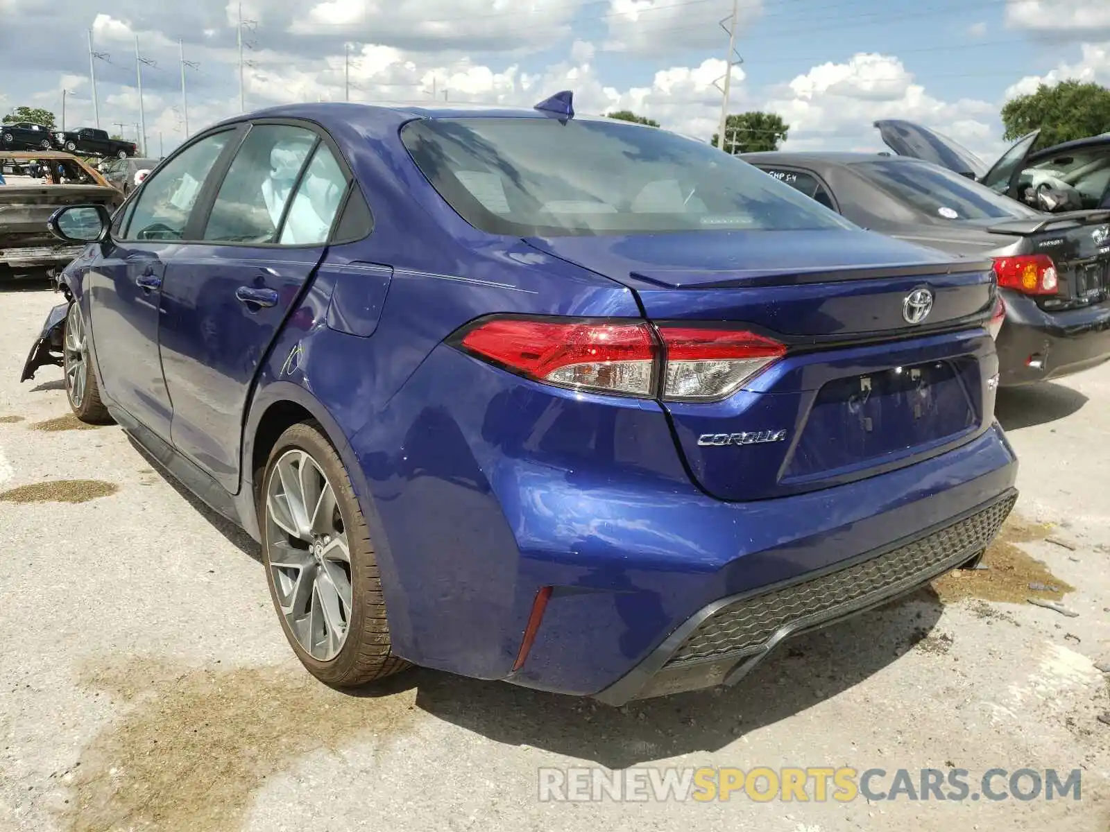 3 Photograph of a damaged car 5YFS4MCE1MP079461 TOYOTA COROLLA 2021