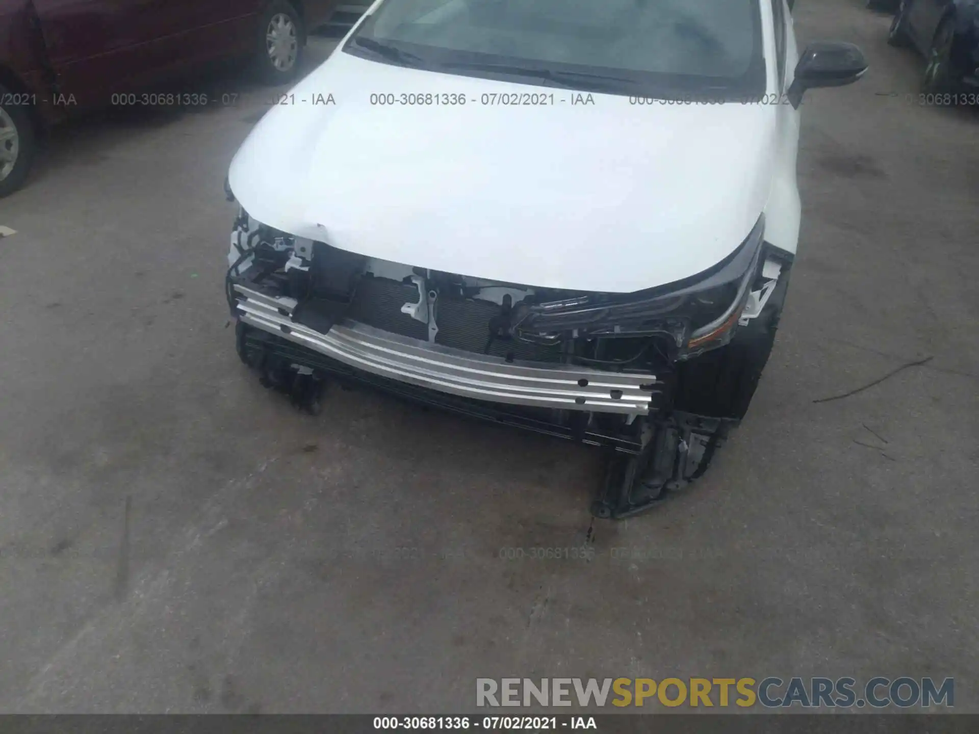 6 Photograph of a damaged car 5YFS4MCE1MP080500 TOYOTA COROLLA 2021