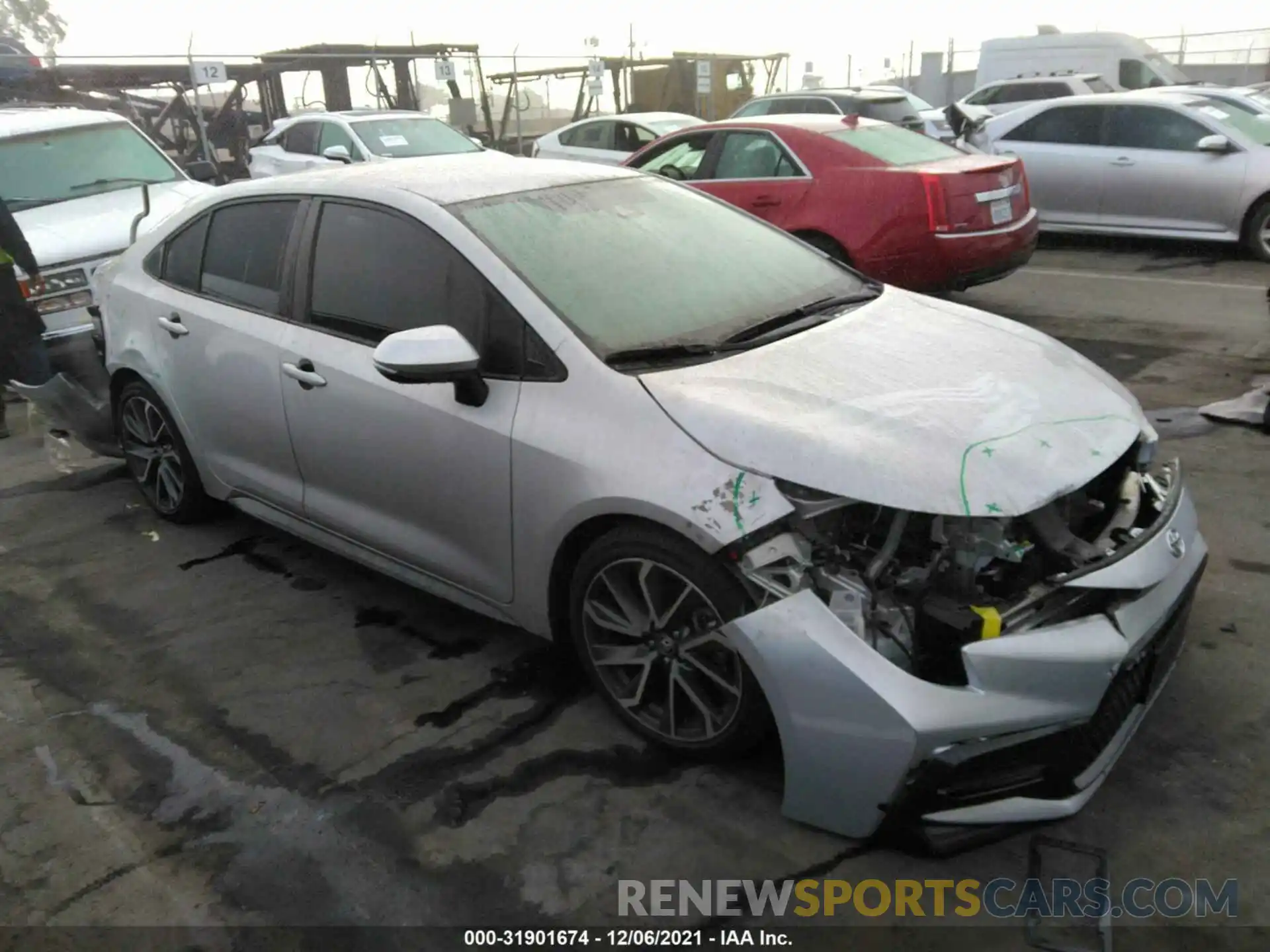 1 Photograph of a damaged car 5YFS4MCE1MP080528 TOYOTA COROLLA 2021