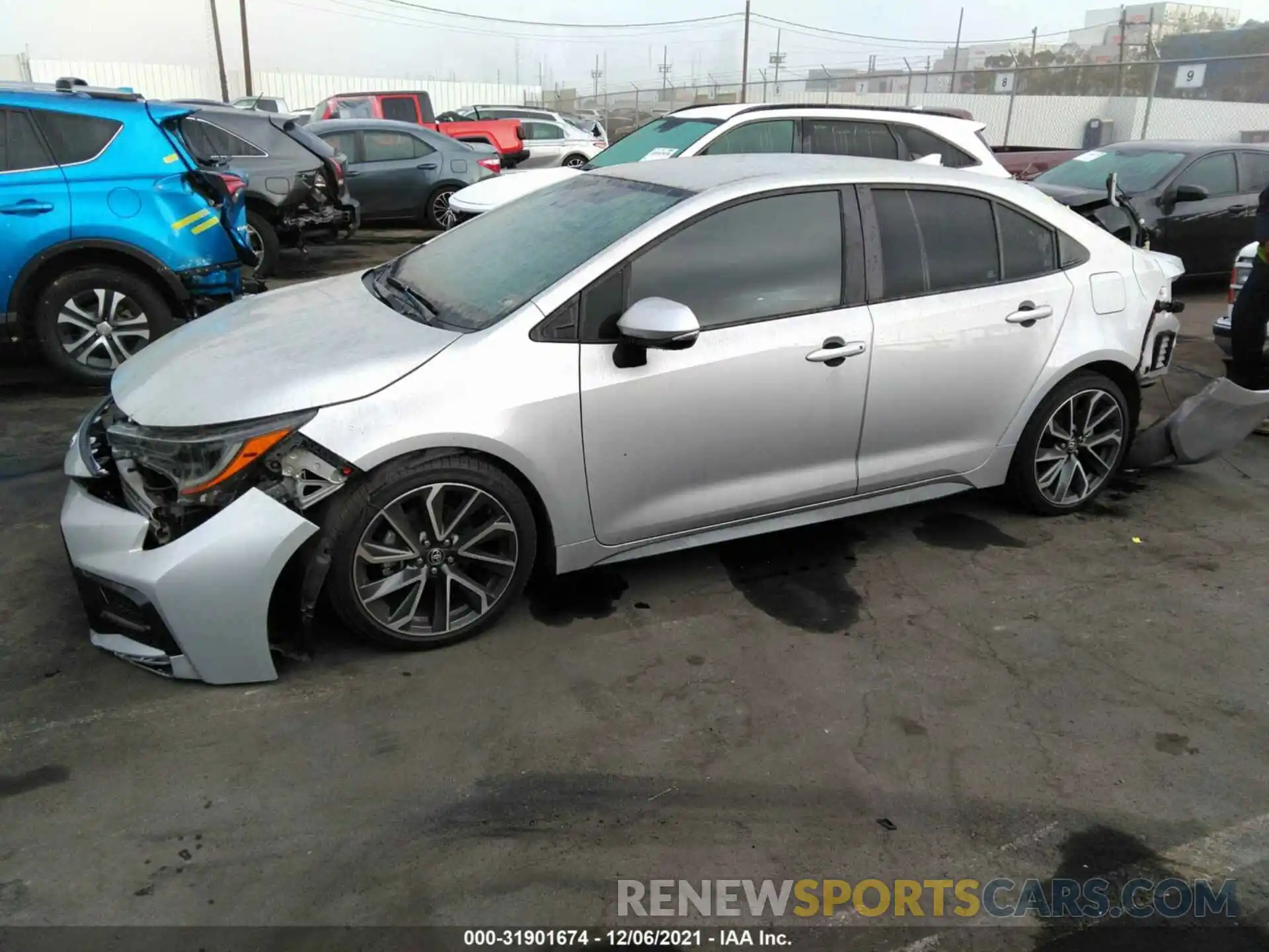 2 Photograph of a damaged car 5YFS4MCE1MP080528 TOYOTA COROLLA 2021