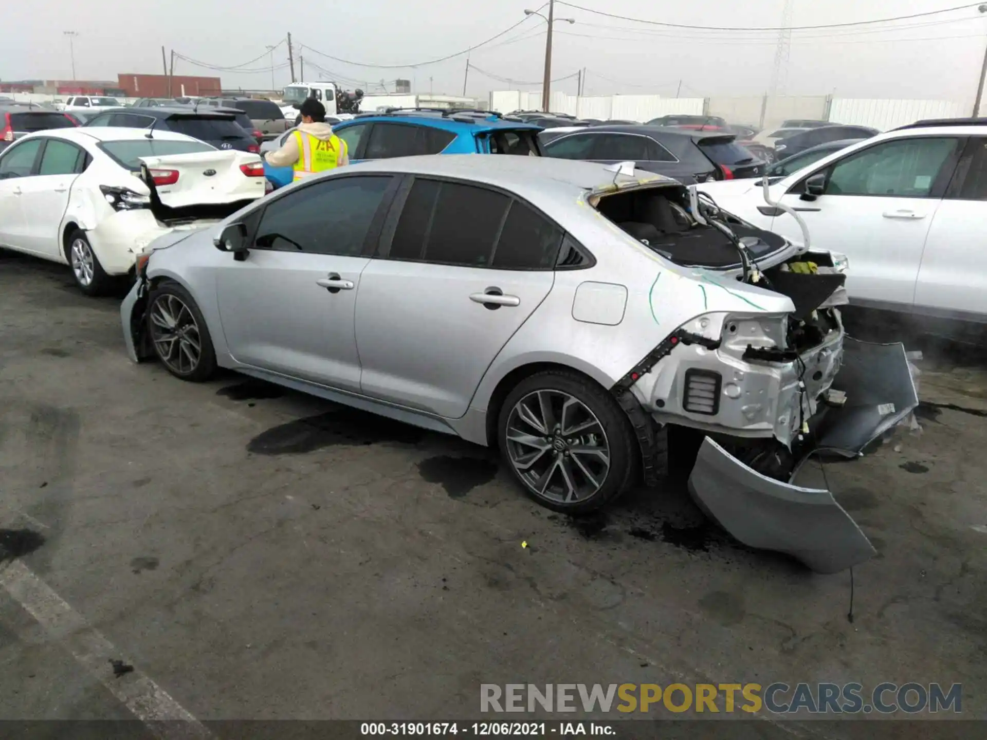 3 Photograph of a damaged car 5YFS4MCE1MP080528 TOYOTA COROLLA 2021