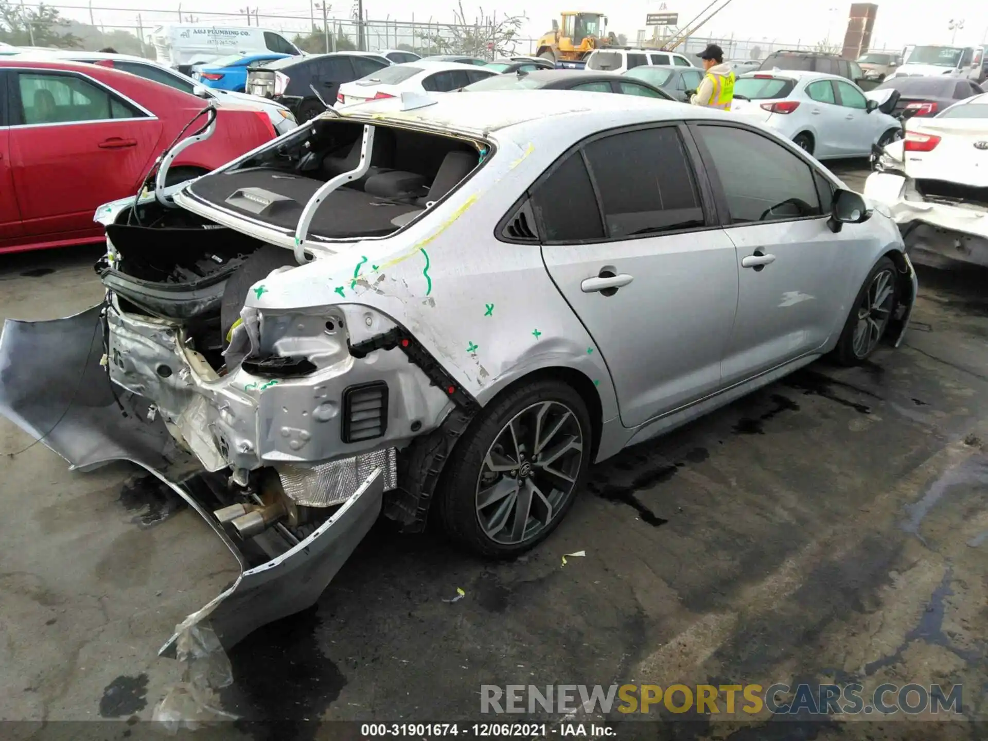 4 Photograph of a damaged car 5YFS4MCE1MP080528 TOYOTA COROLLA 2021