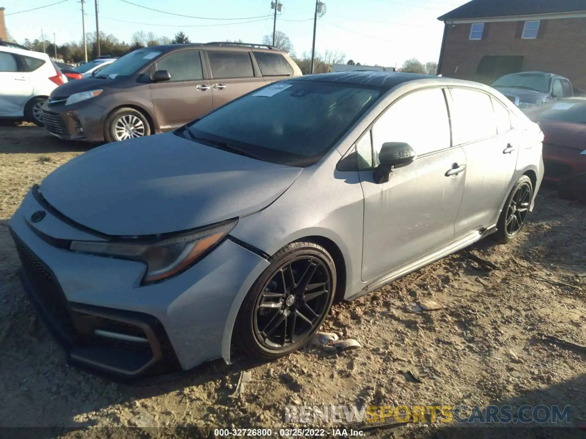 2 Photograph of a damaged car 5YFS4MCE1MP080898 TOYOTA COROLLA 2021