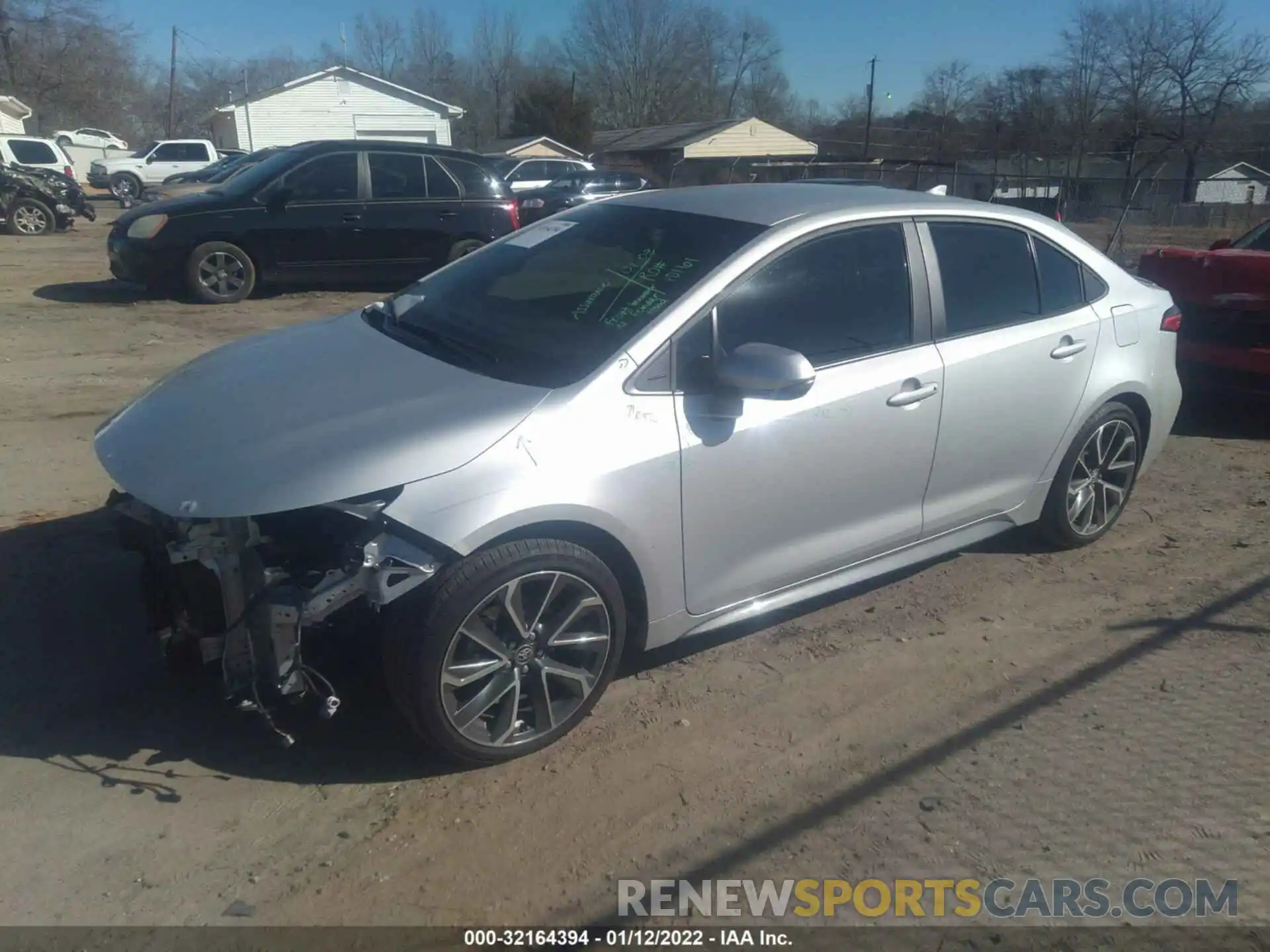 2 Photograph of a damaged car 5YFS4MCE1MP082554 TOYOTA COROLLA 2021