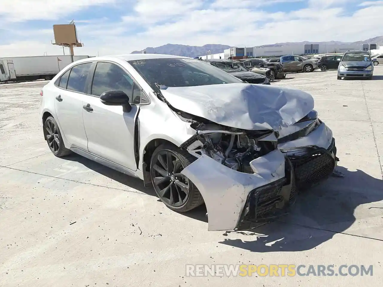 9 Photograph of a damaged car 5YFS4MCE1MP083395 TOYOTA COROLLA 2021