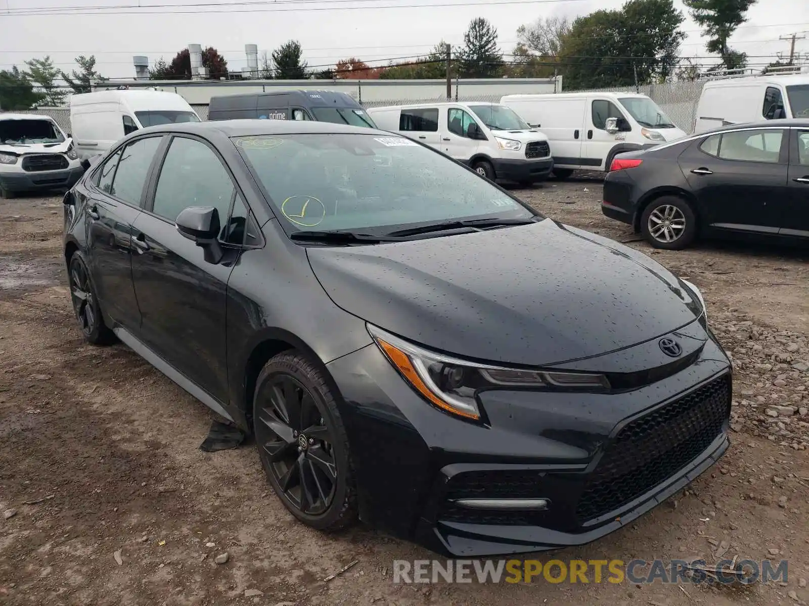 1 Photograph of a damaged car 5YFS4MCE1MP083722 TOYOTA COROLLA 2021