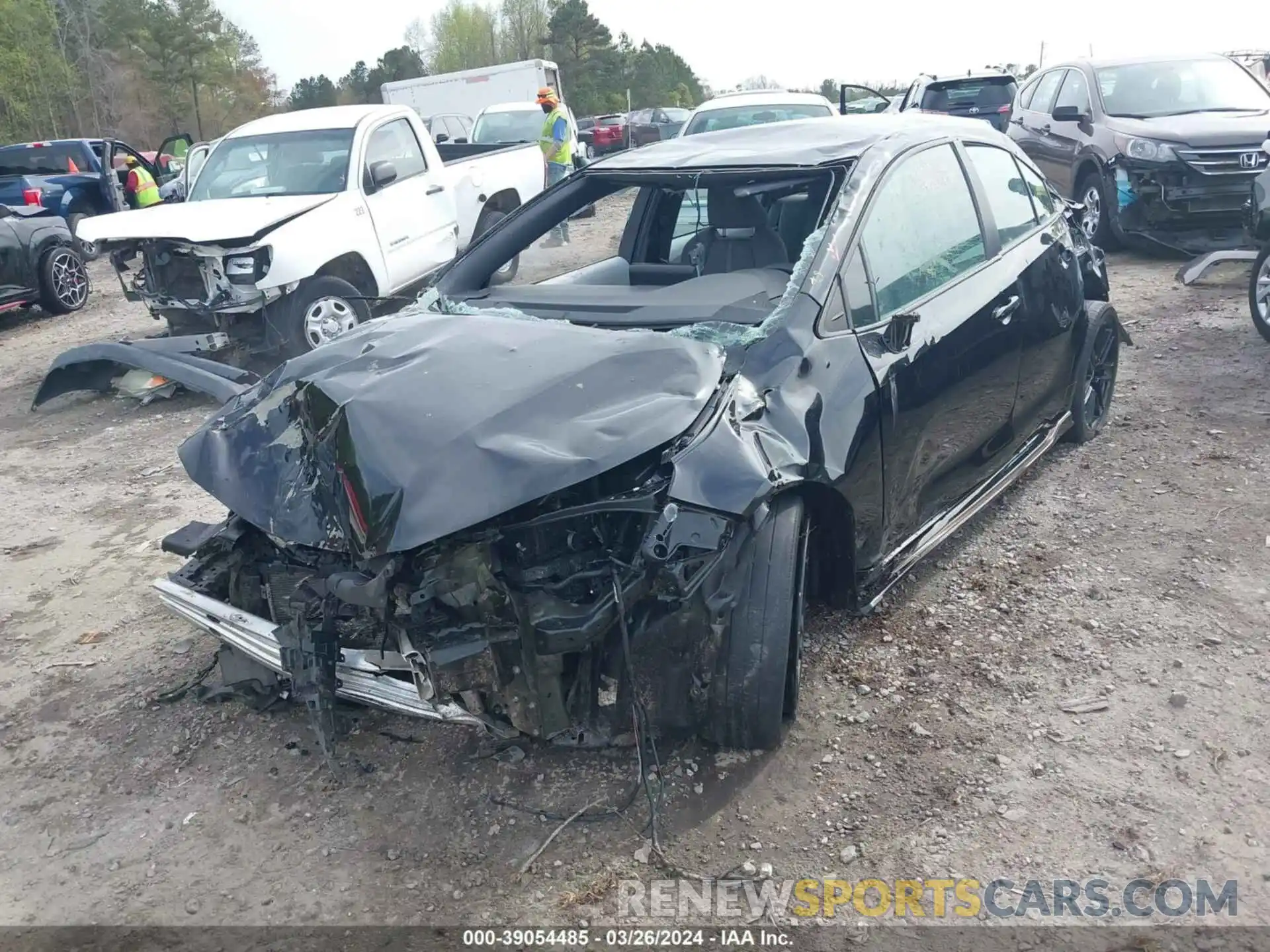 2 Photograph of a damaged car 5YFS4MCE1MP083977 TOYOTA COROLLA 2021