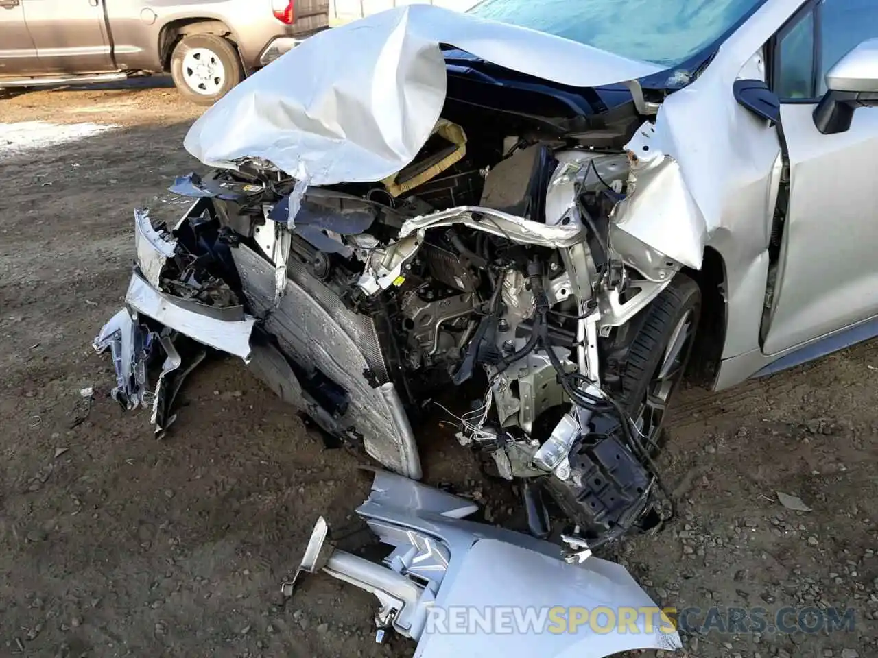 9 Photograph of a damaged car 5YFS4MCE1MP088399 TOYOTA COROLLA 2021