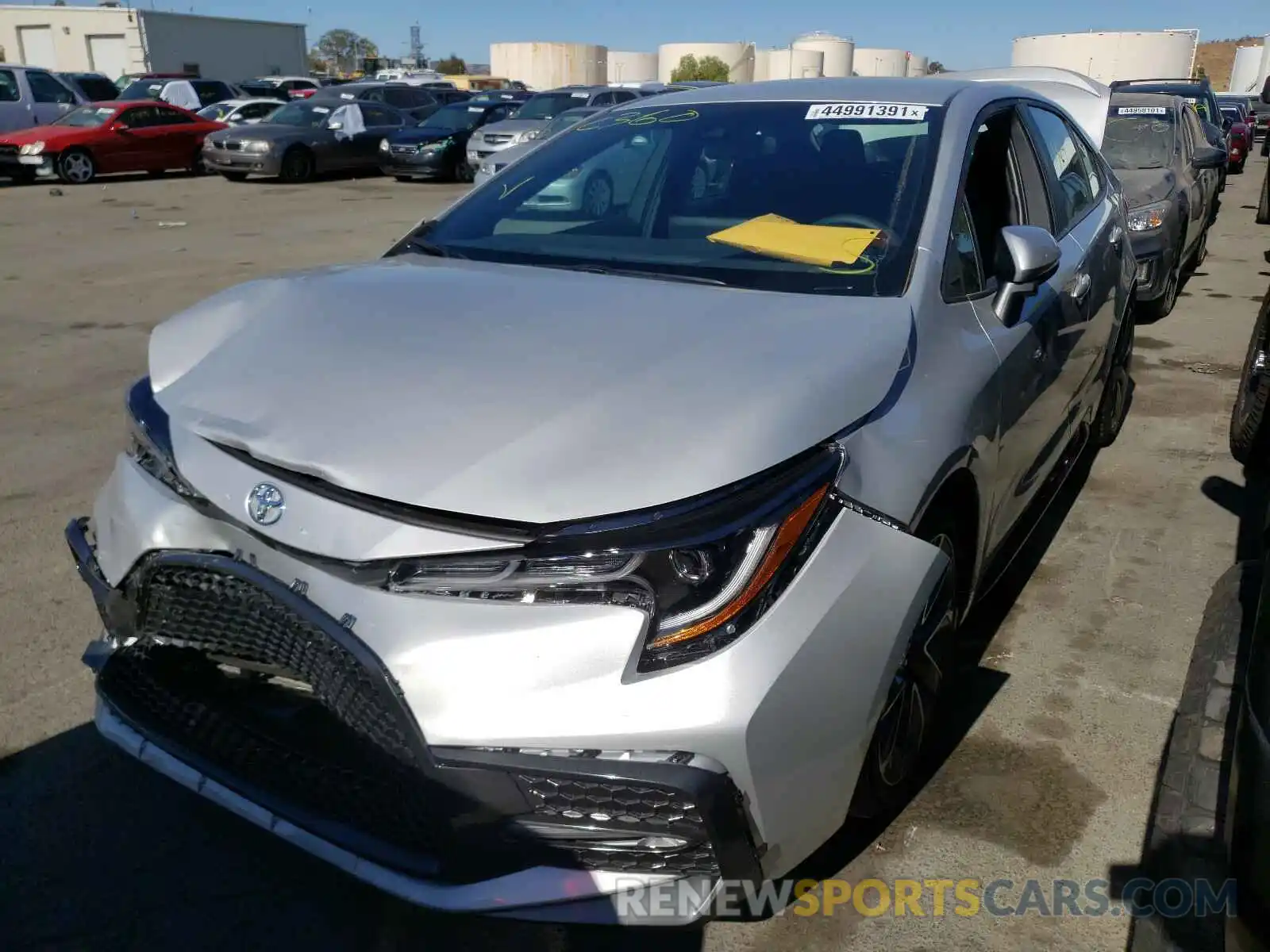 2 Photograph of a damaged car 5YFS4MCE1MP088581 TOYOTA COROLLA 2021