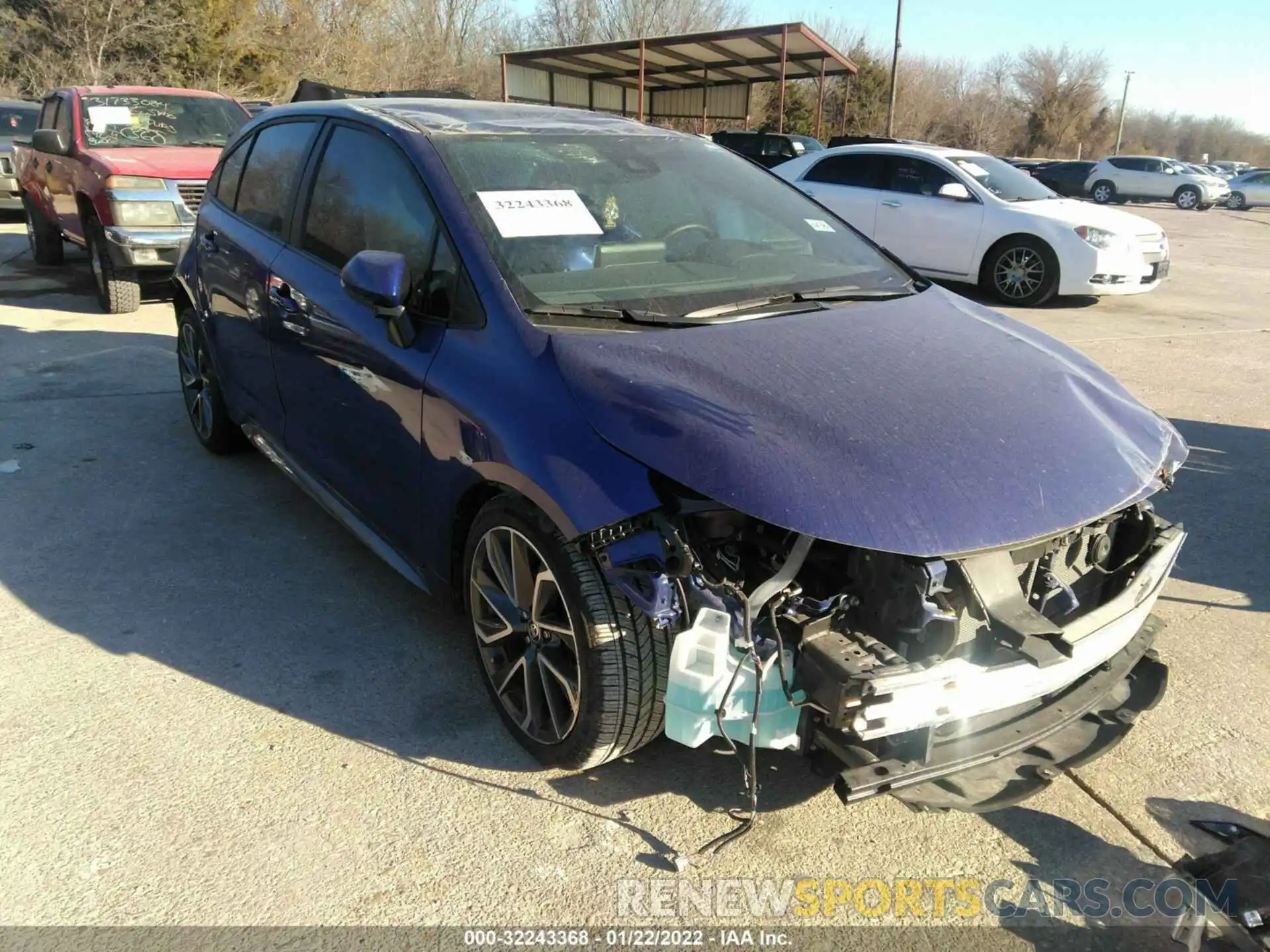 1 Photograph of a damaged car 5YFS4MCE1MP088743 TOYOTA COROLLA 2021