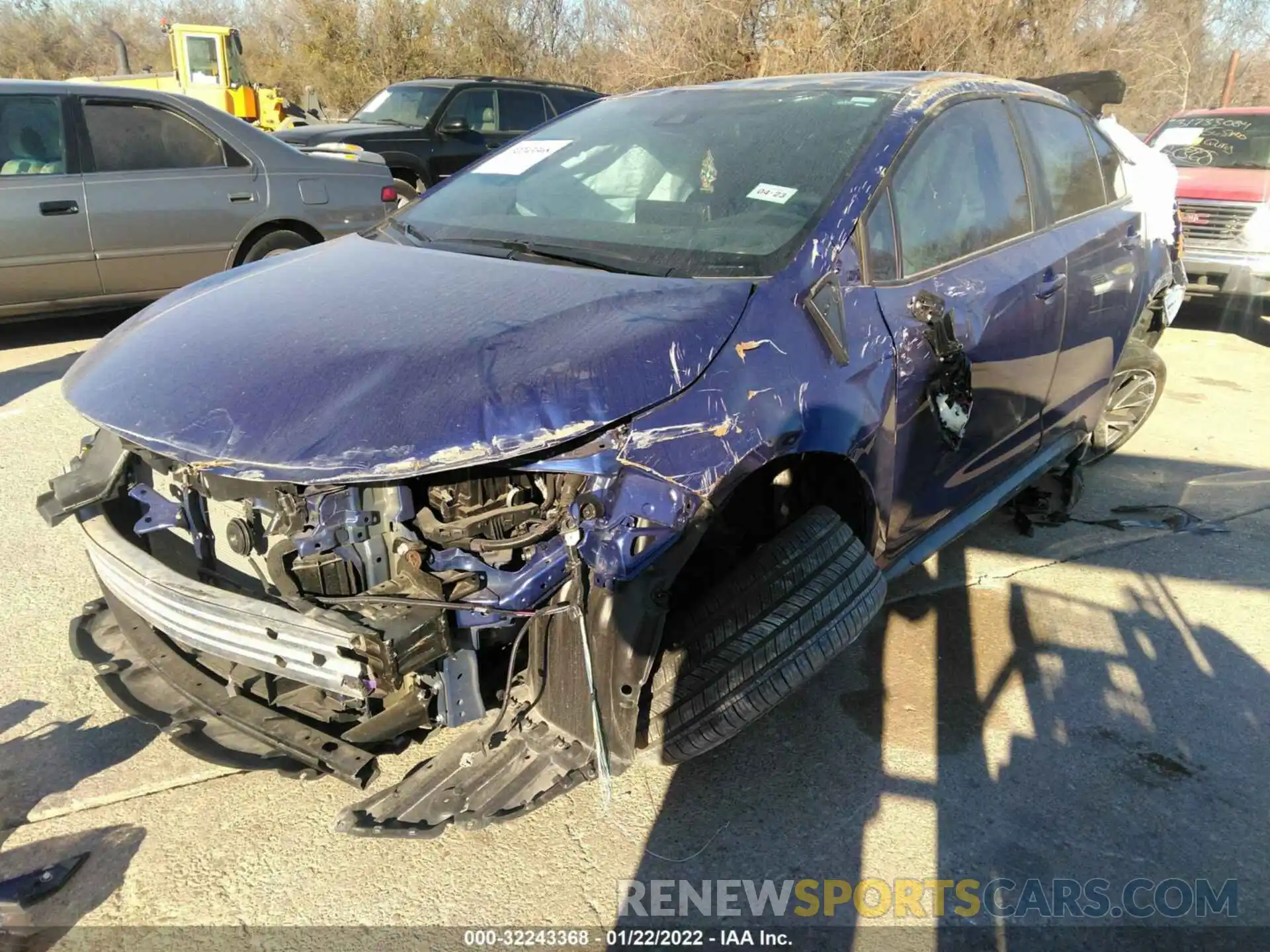 2 Photograph of a damaged car 5YFS4MCE1MP088743 TOYOTA COROLLA 2021