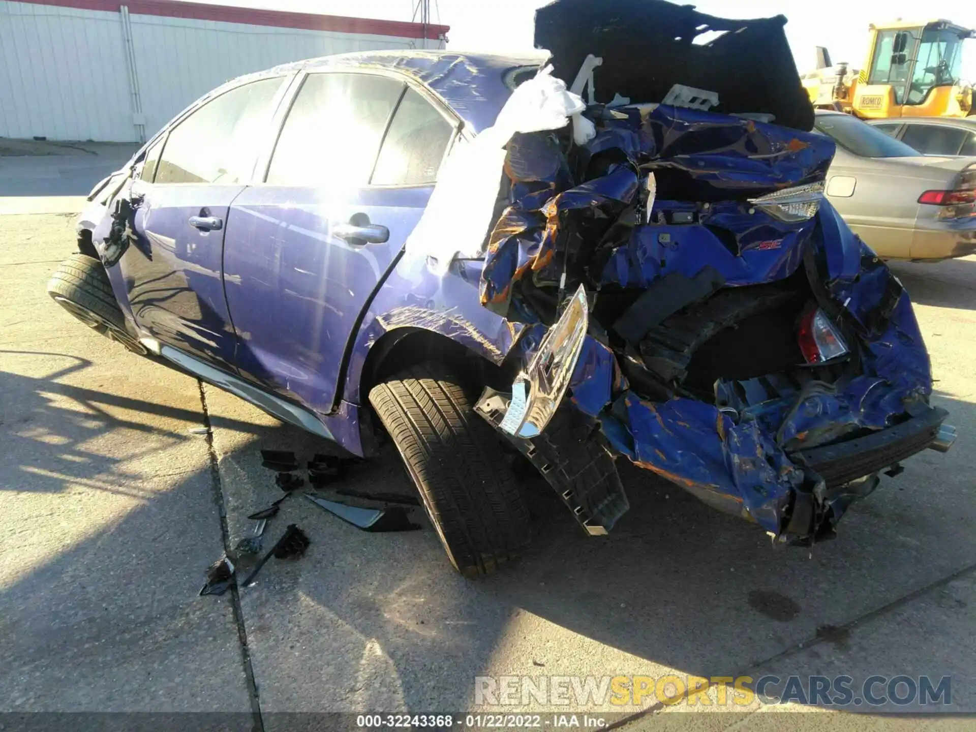 3 Photograph of a damaged car 5YFS4MCE1MP088743 TOYOTA COROLLA 2021