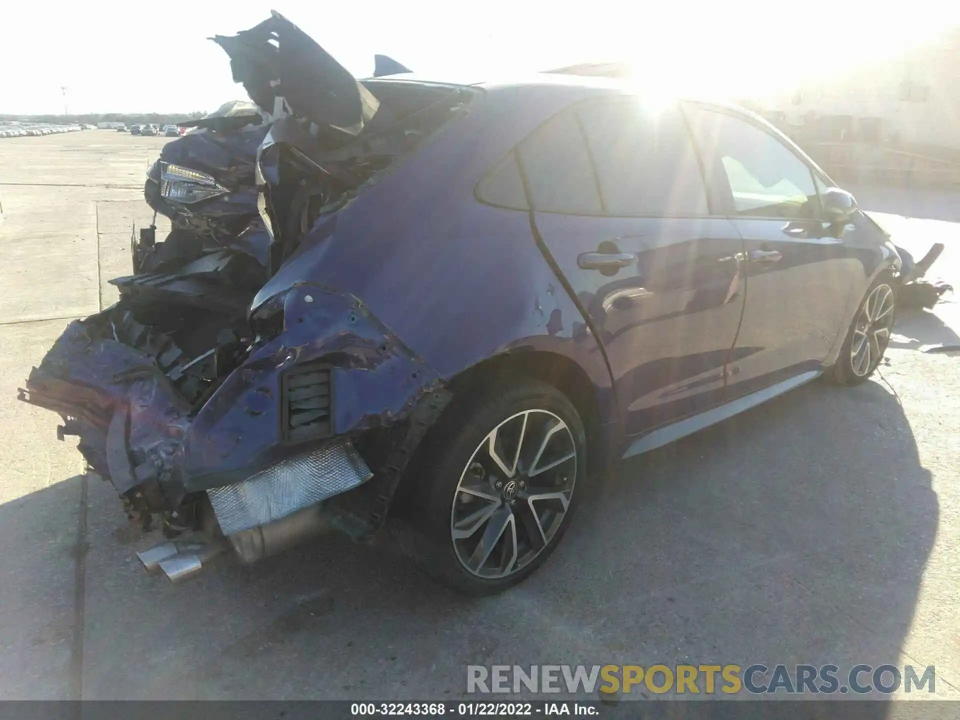 4 Photograph of a damaged car 5YFS4MCE1MP088743 TOYOTA COROLLA 2021