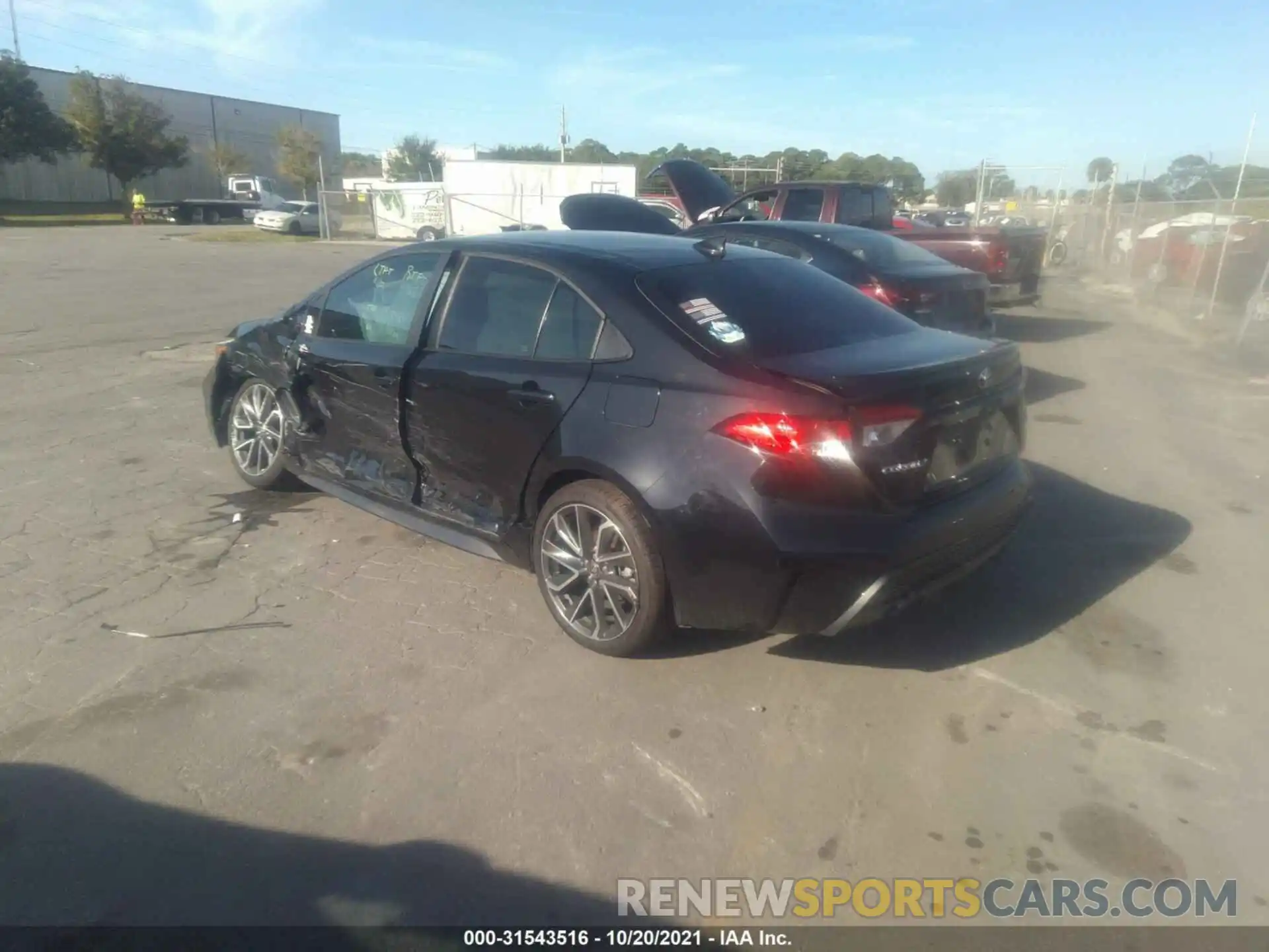 3 Photograph of a damaged car 5YFS4MCE1MP090685 TOYOTA COROLLA 2021