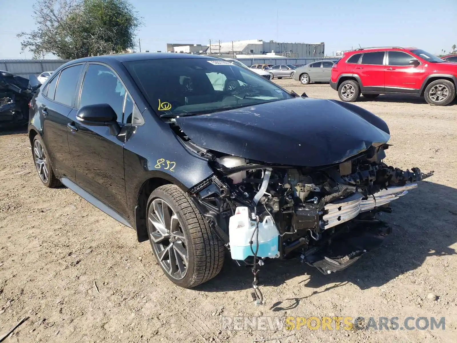 1 Photograph of a damaged car 5YFS4MCE1MP090895 TOYOTA COROLLA 2021