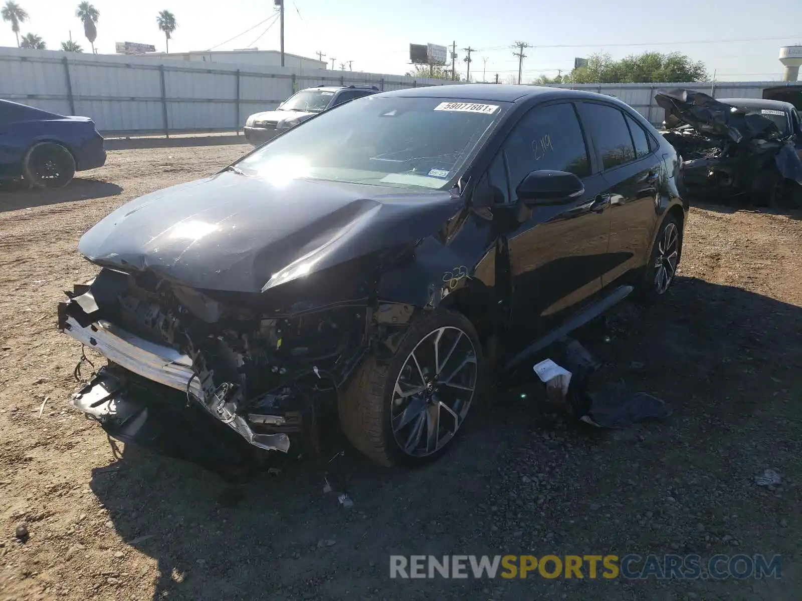 2 Photograph of a damaged car 5YFS4MCE1MP090895 TOYOTA COROLLA 2021